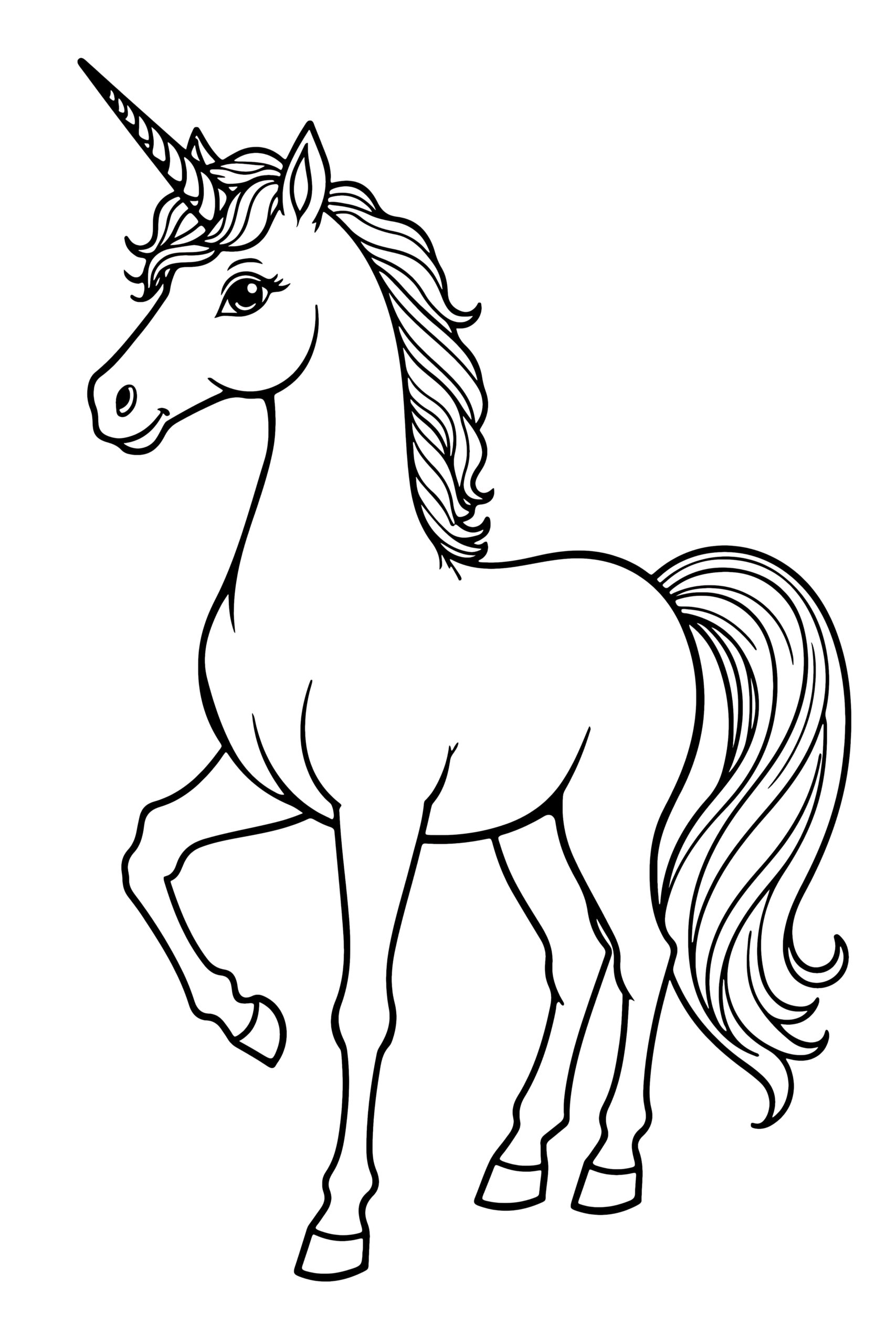 unicorn coloring pages