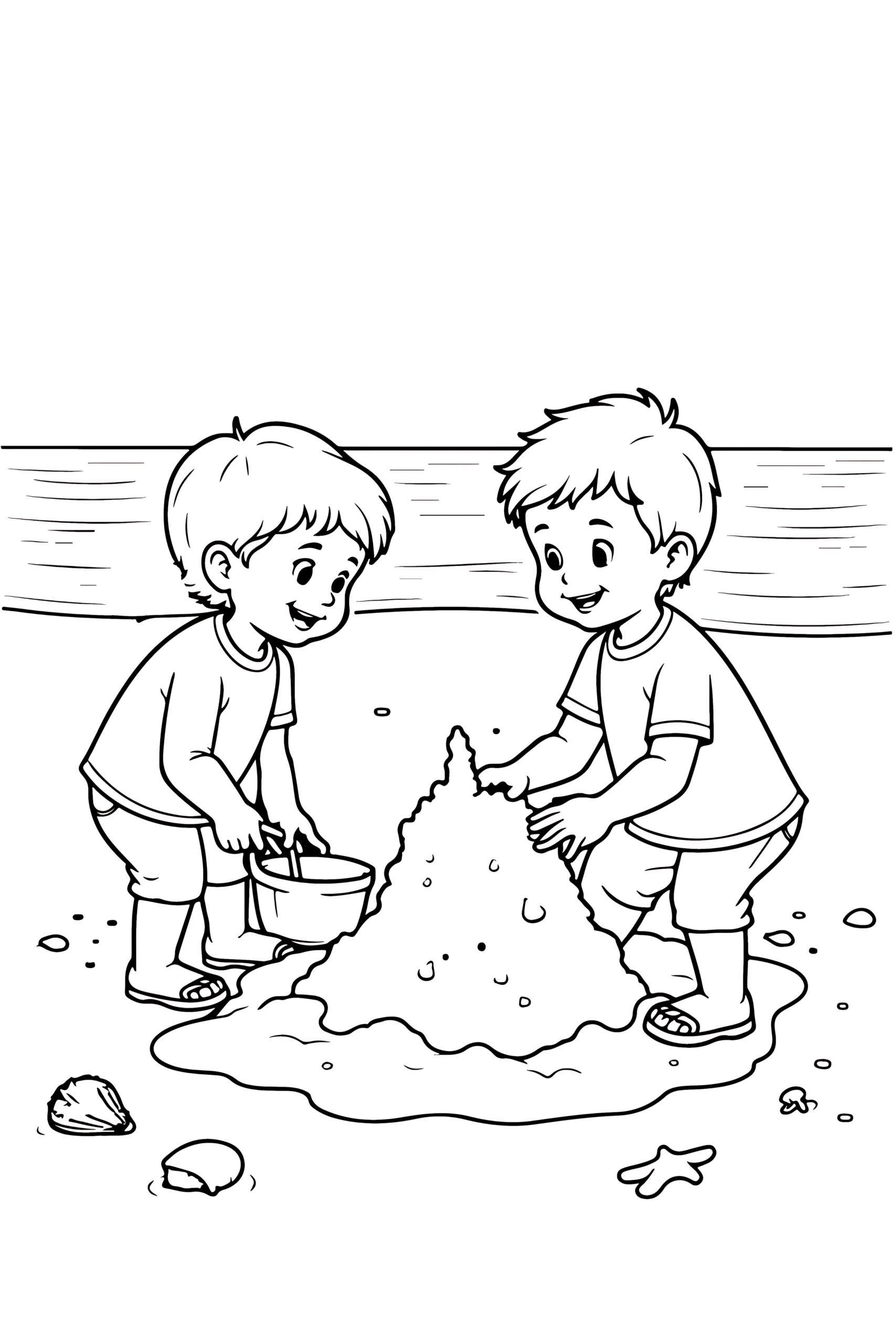 Summer coloring pages