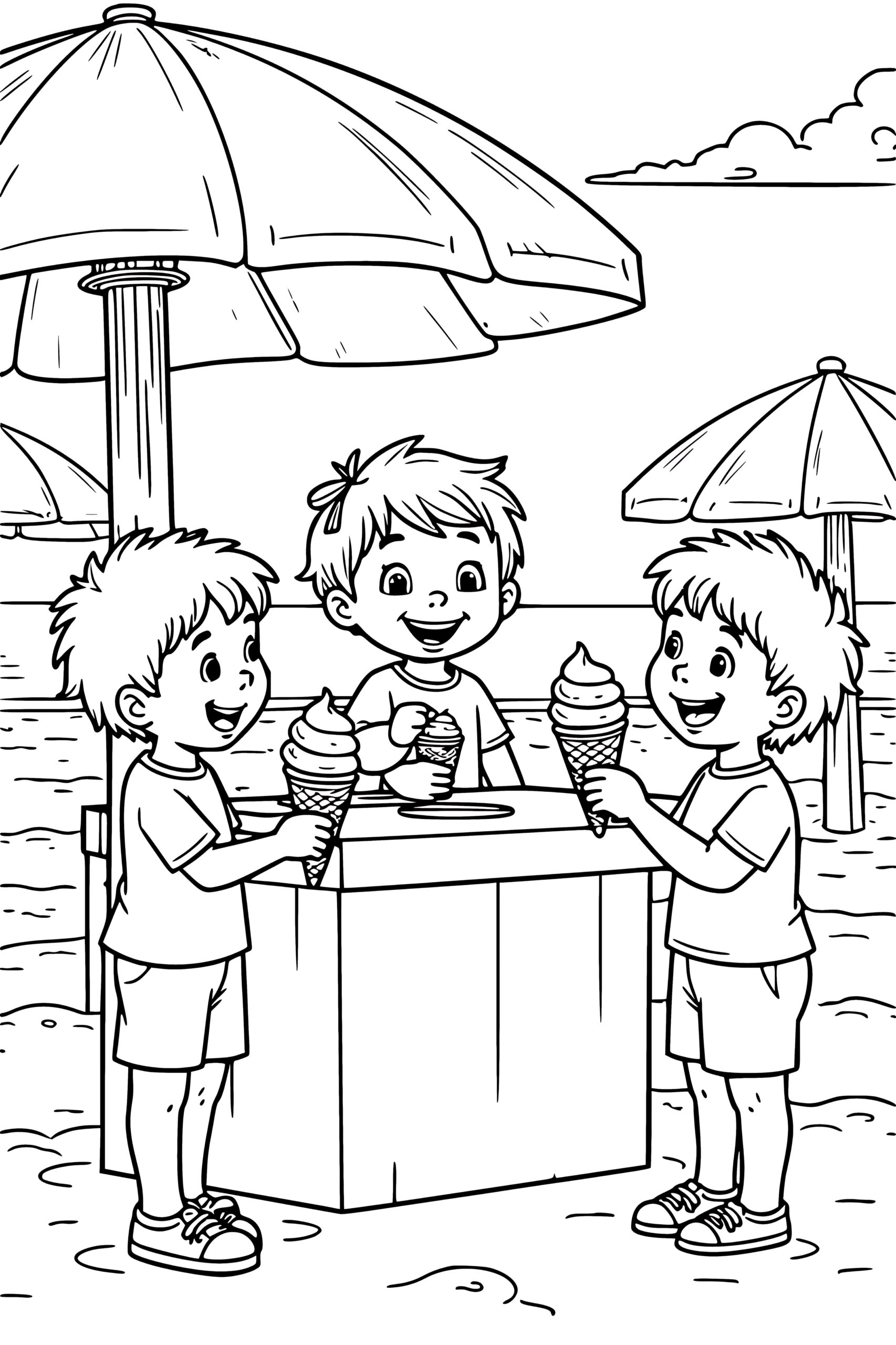 Summer coloring pages