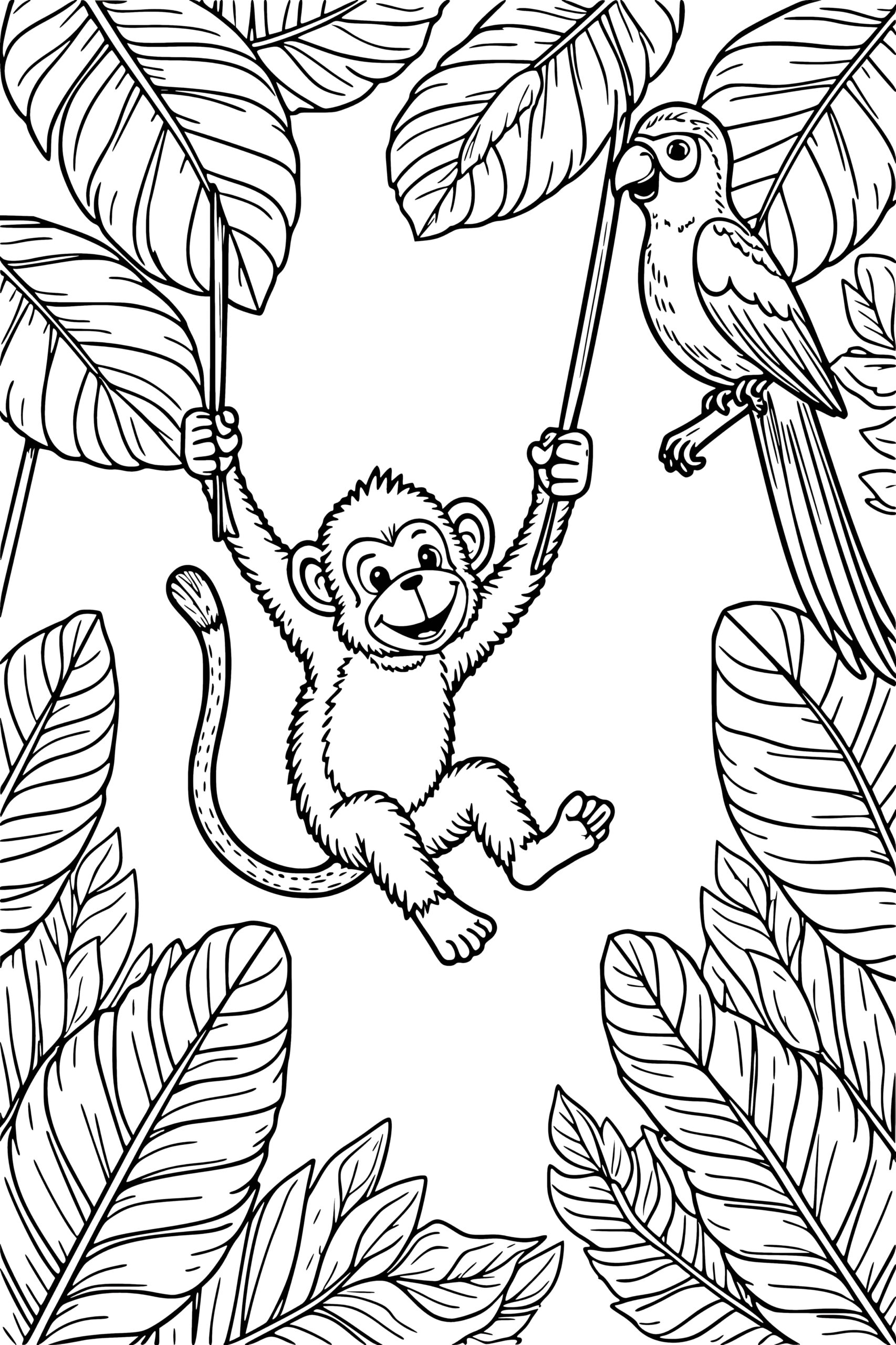 Nature Theme Coloring Pages