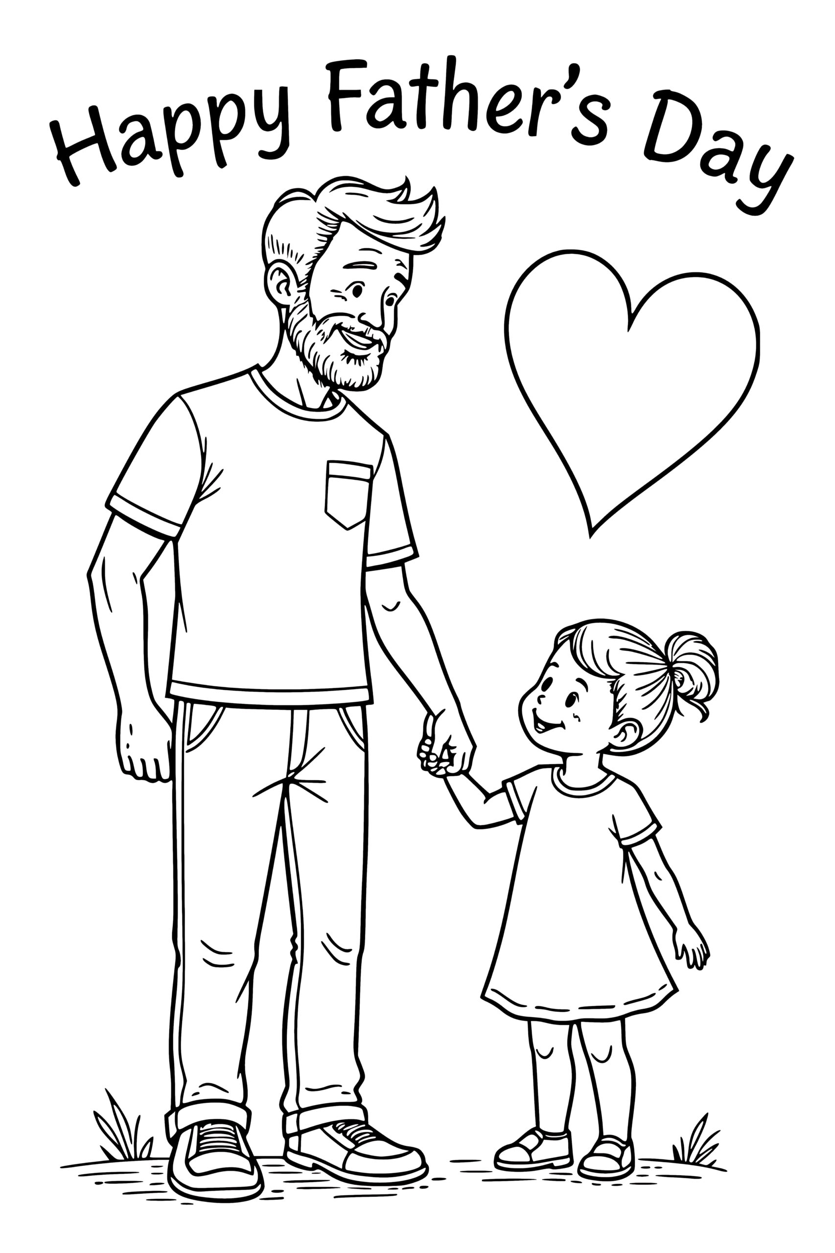 Father's day Coloring Pages