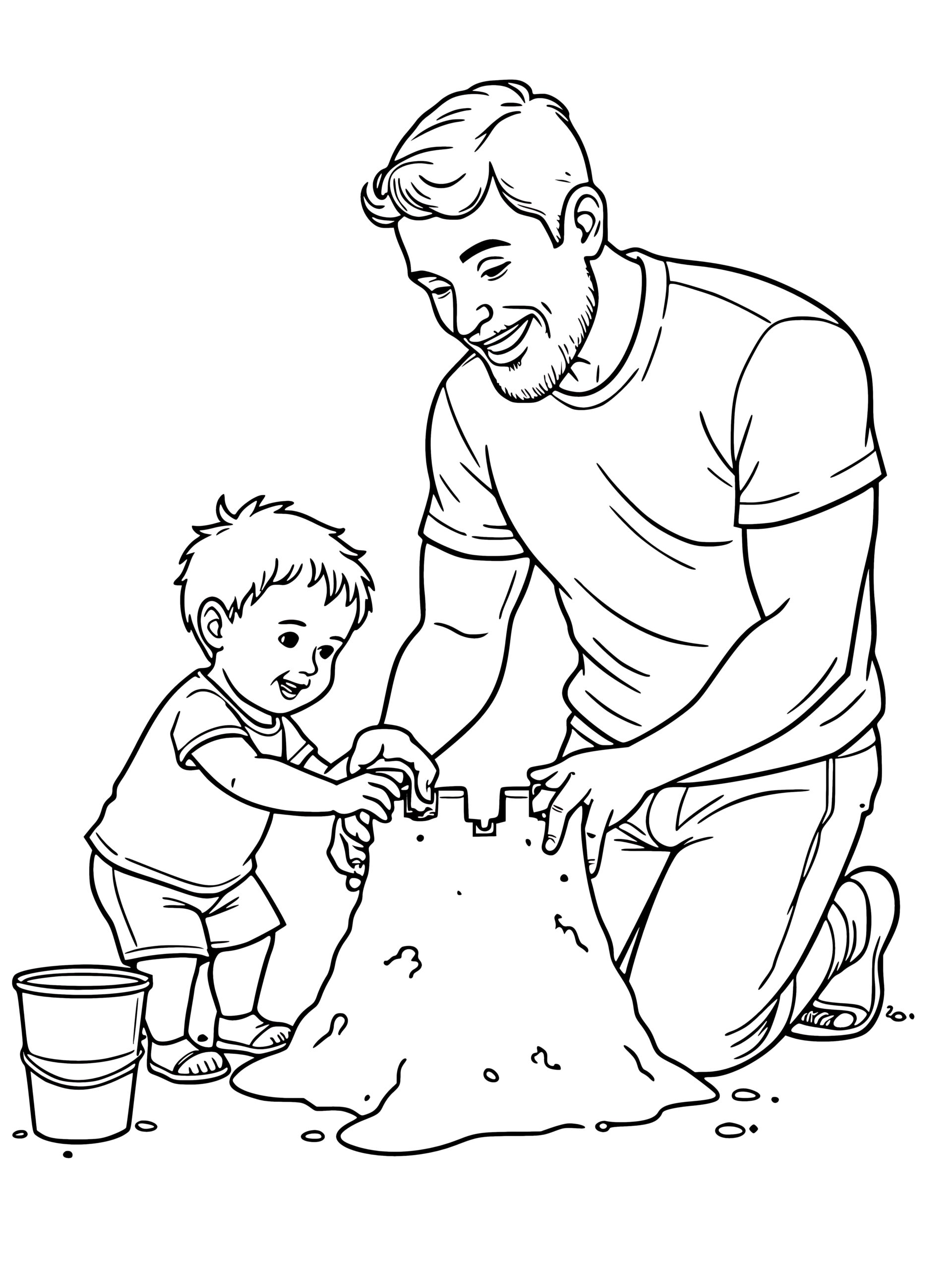 Father's day Coloring Pages