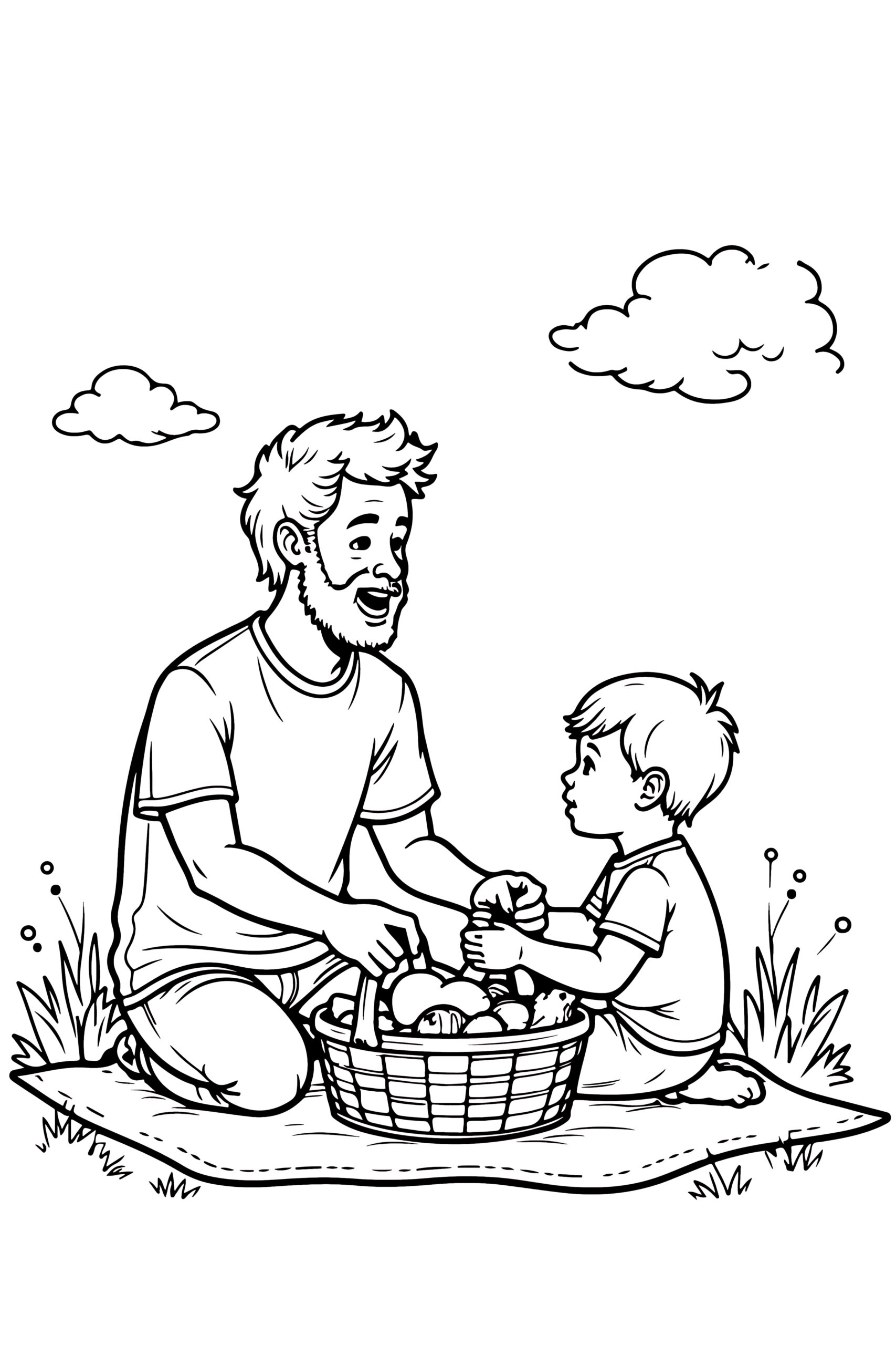 Father's day Coloring Pages