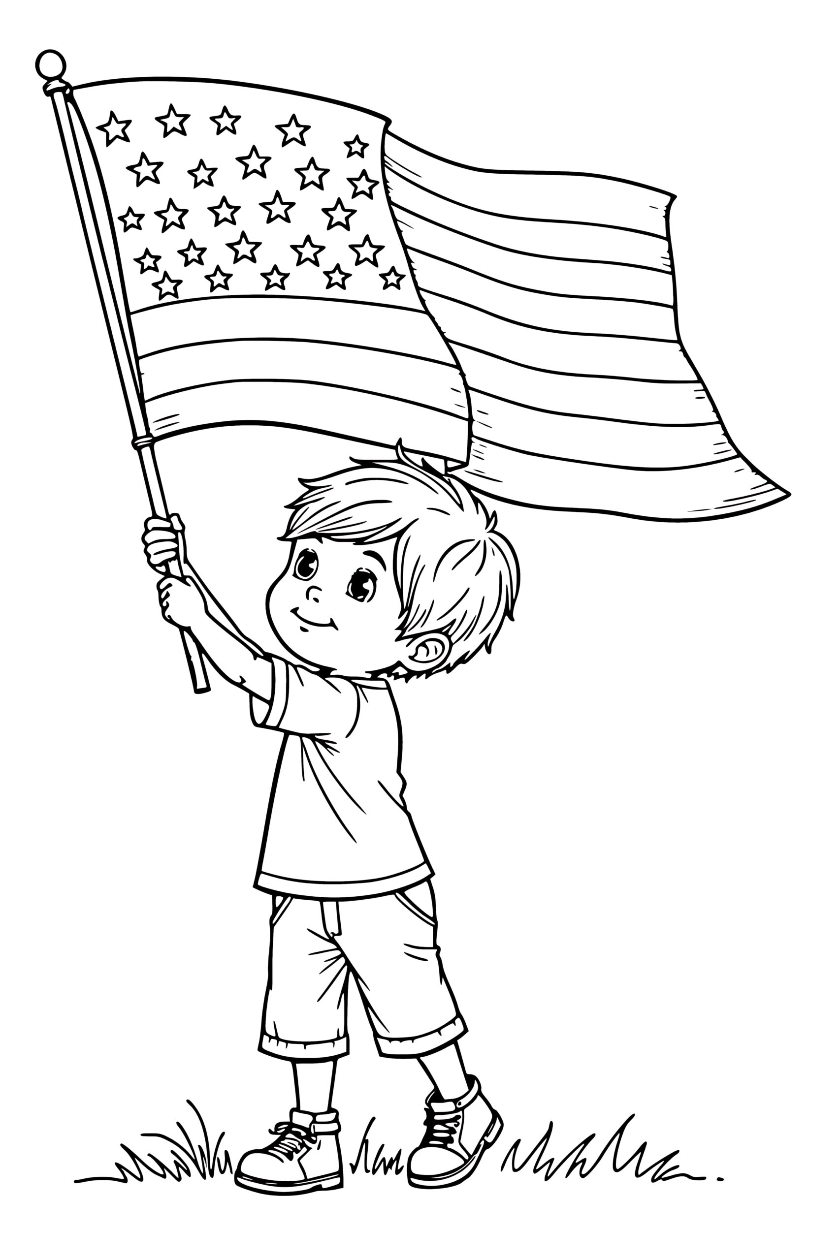 Flag day Coloring Pages