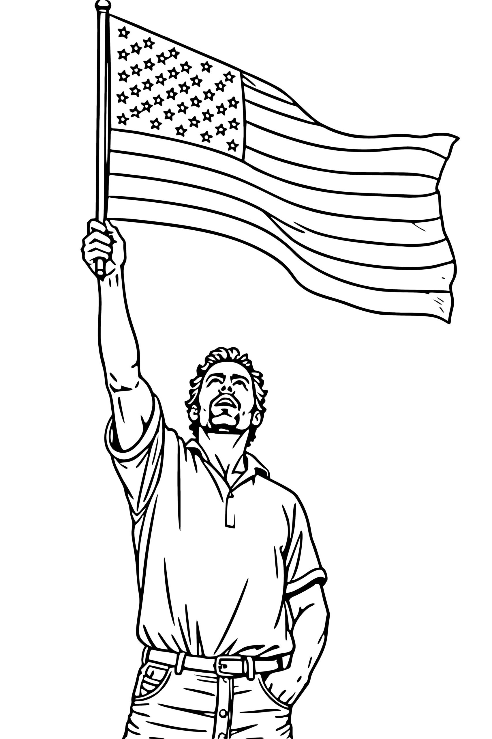 Flag day Coloring Pages
