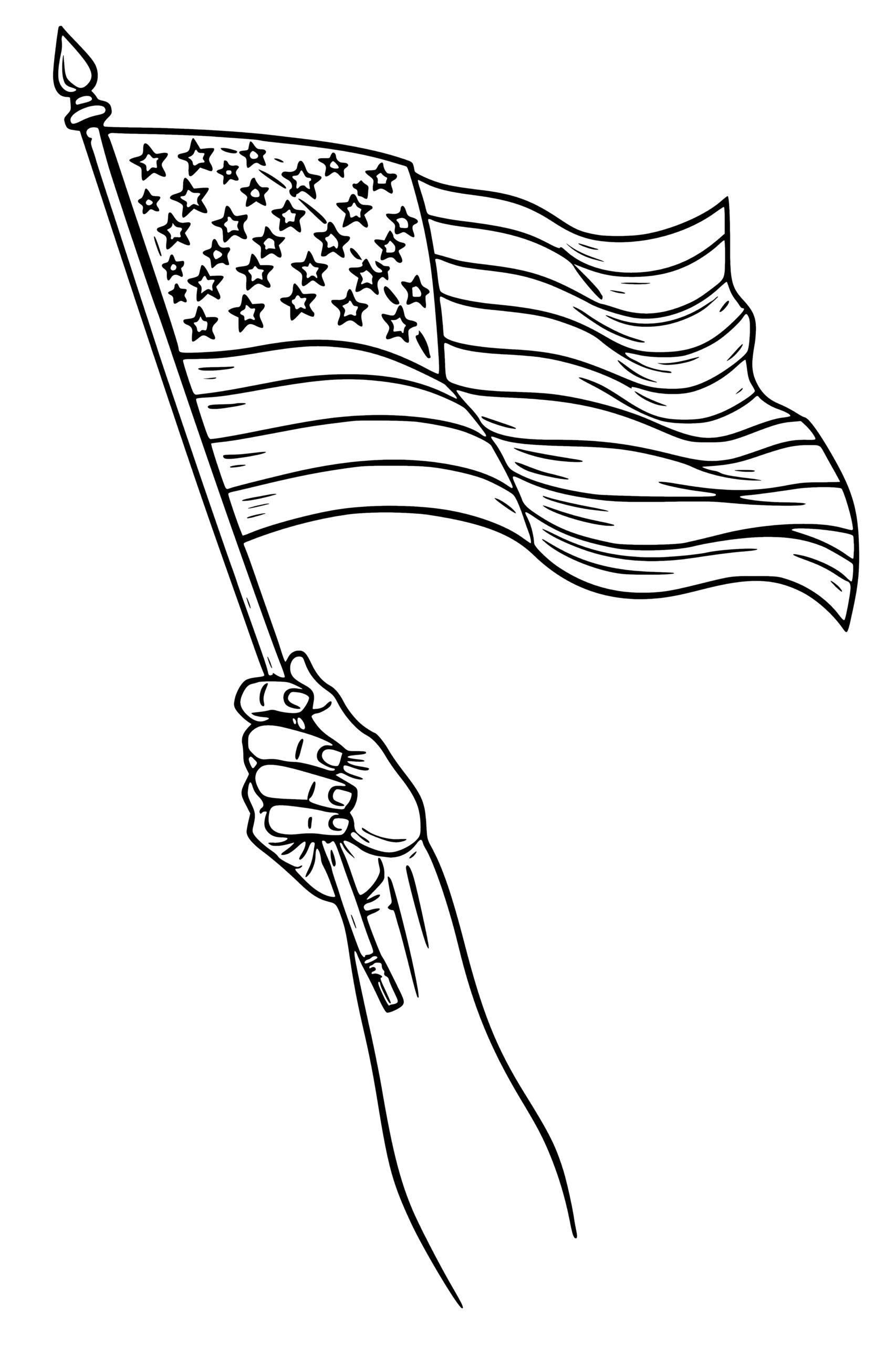 Flag day Coloring Pages