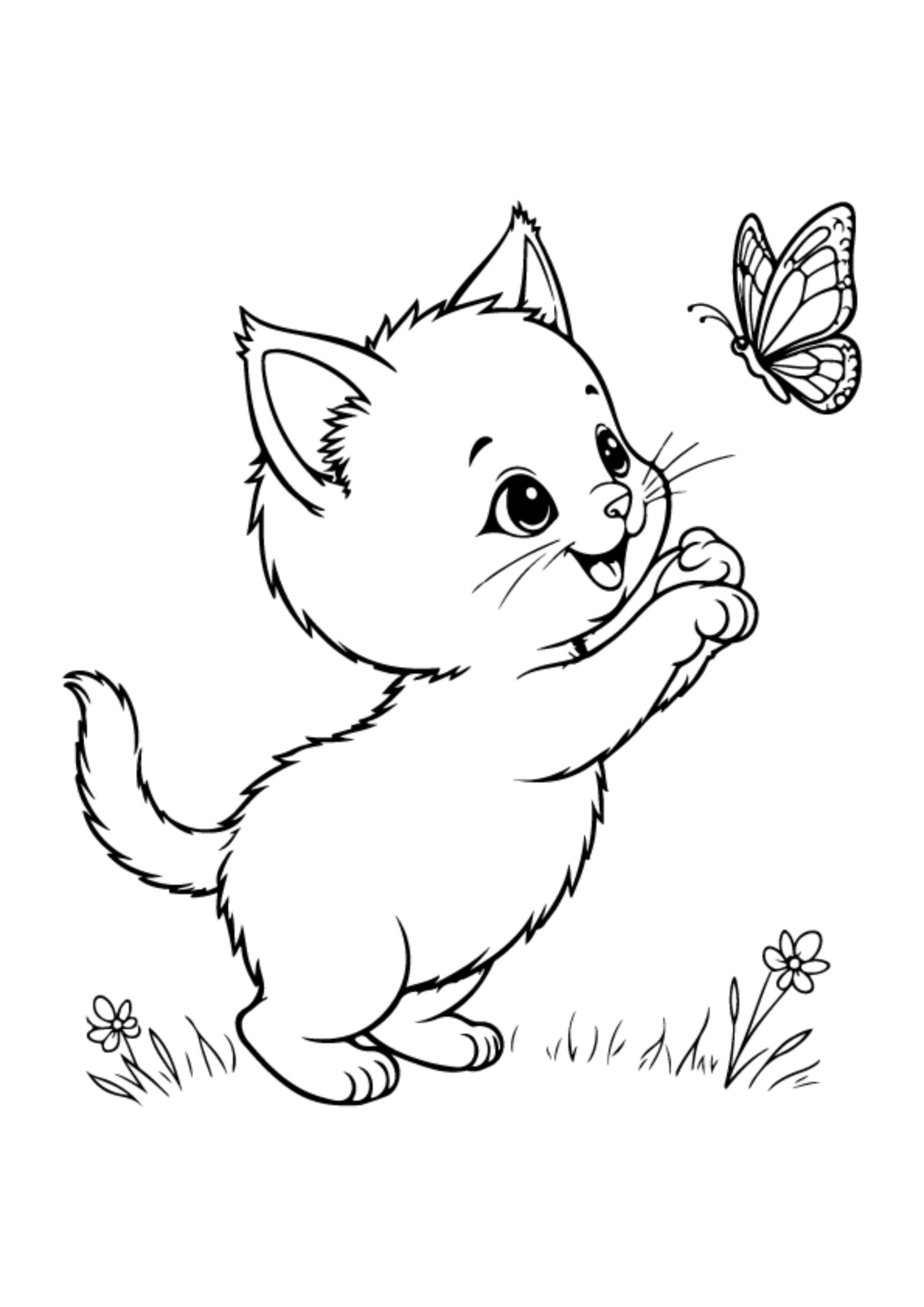 Cat Coloring Pages