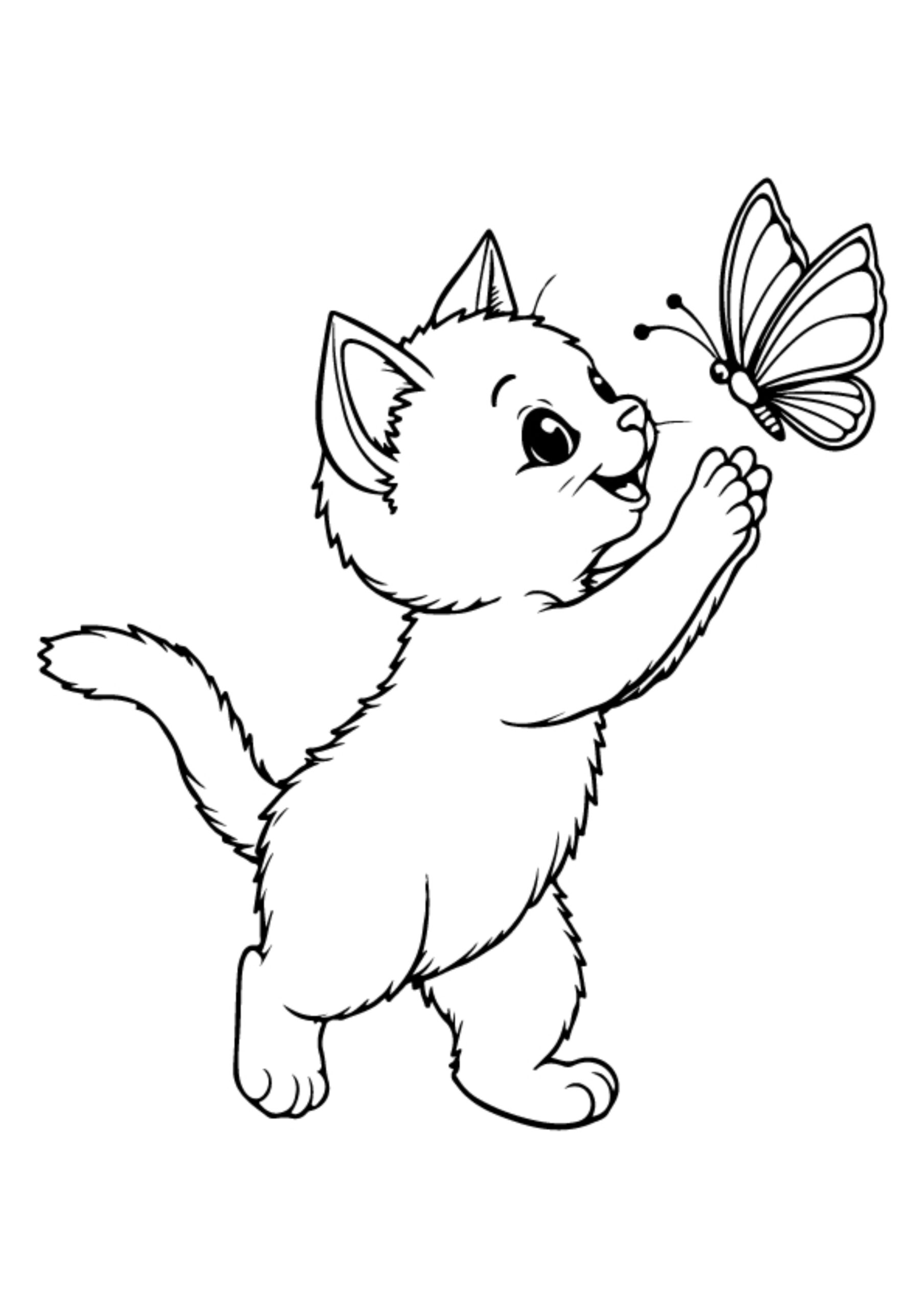 Cat Coloring Pages