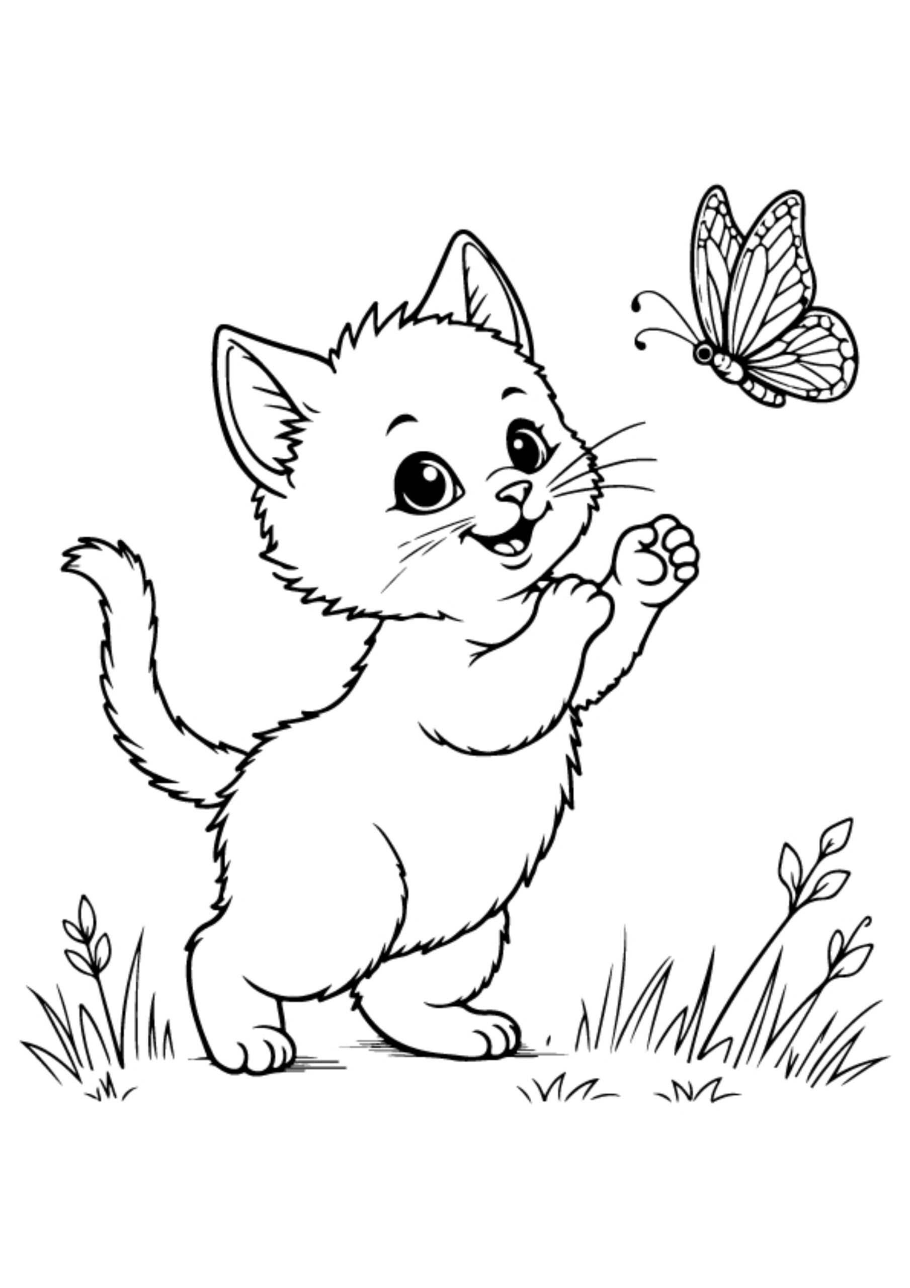 Cat Coloring Pages