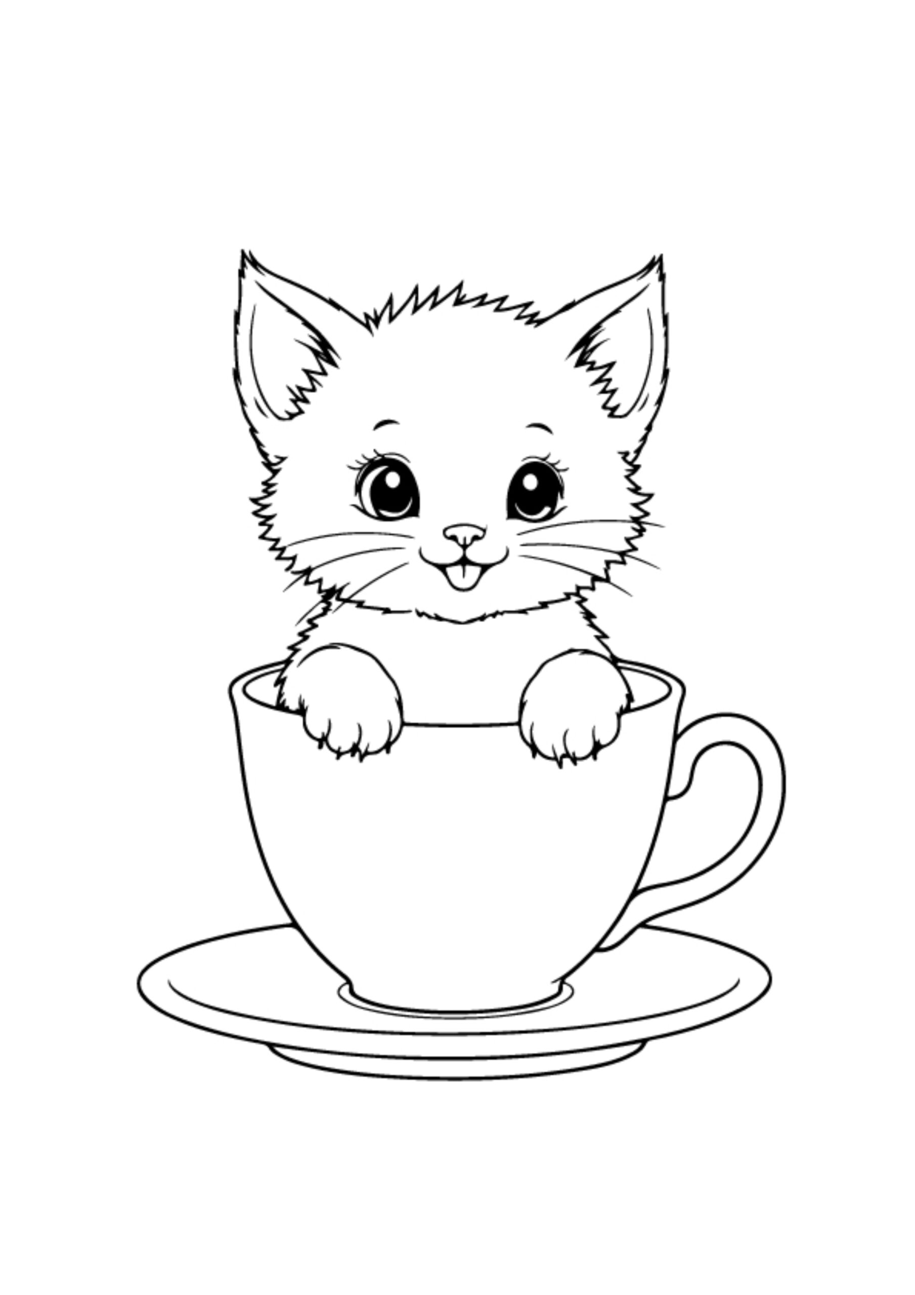 Cat Coloring Pages
