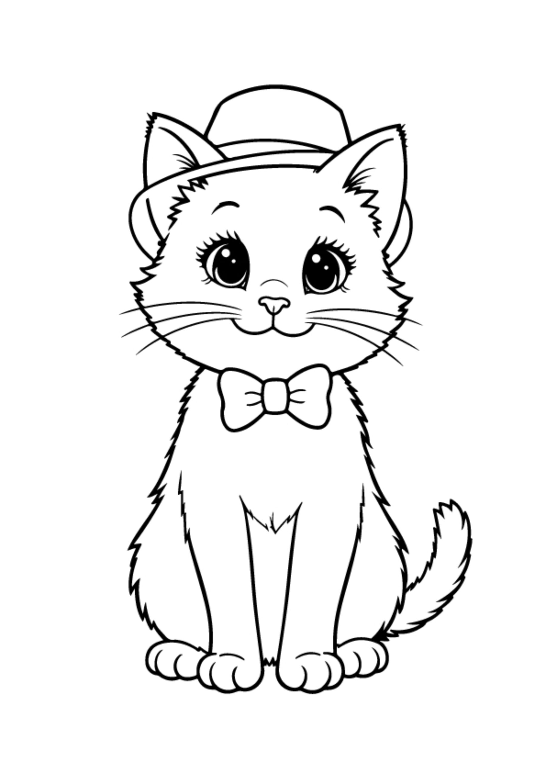 Cat in the hat Coloring Pages
