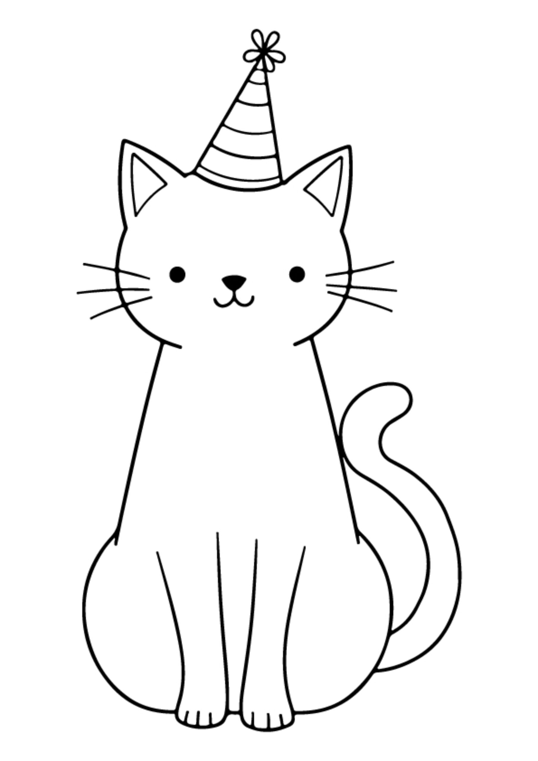 Cat in the hat Coloring Pages
