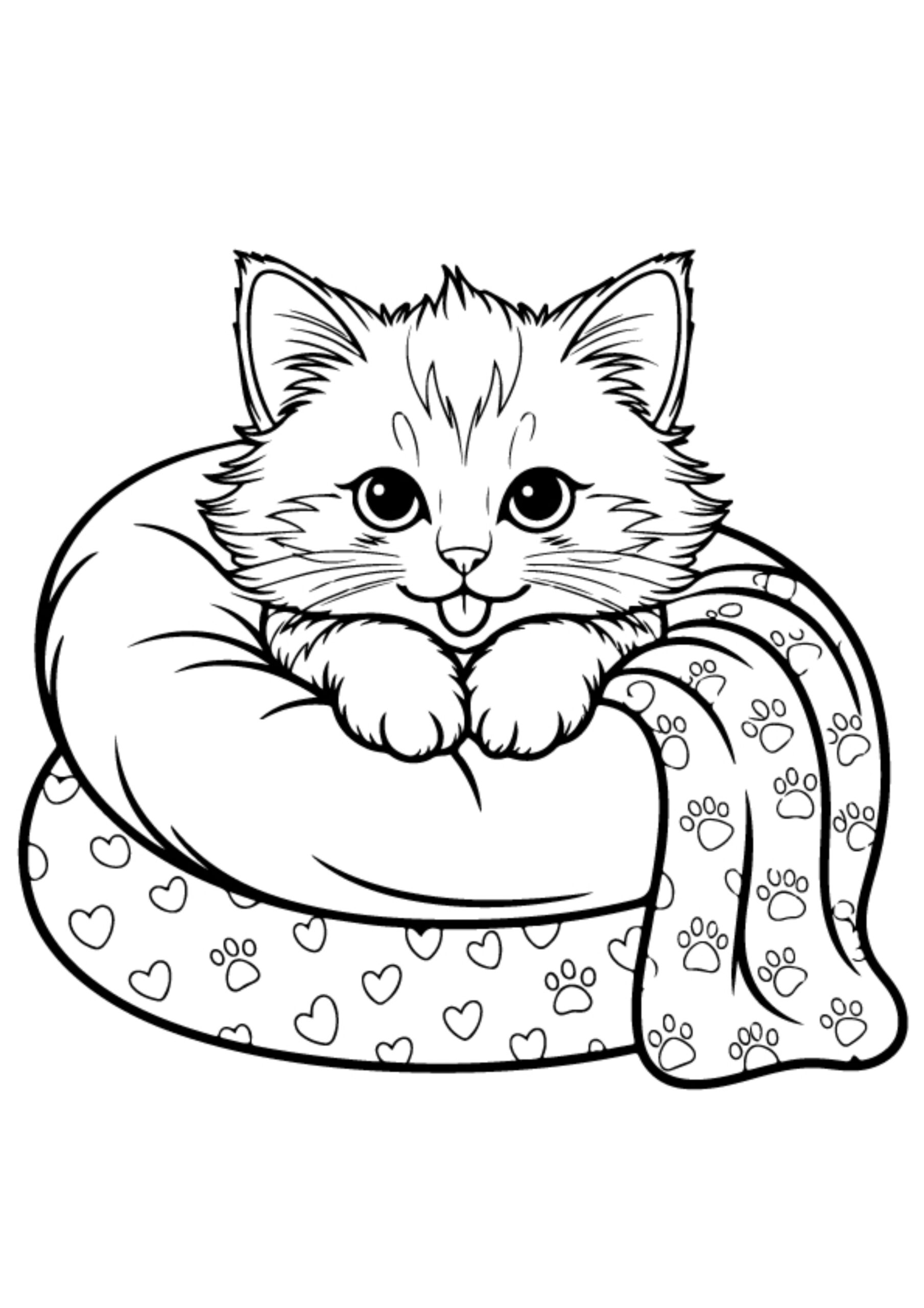 Catnap Coloring Pages