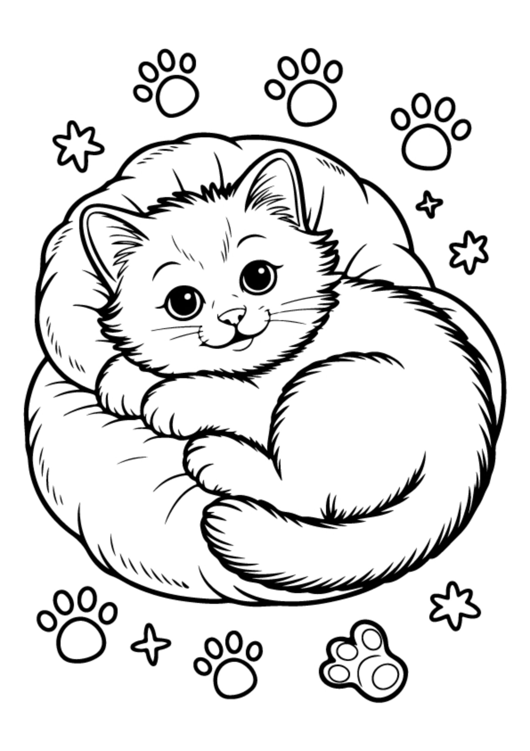 Catnap Coloring Pages