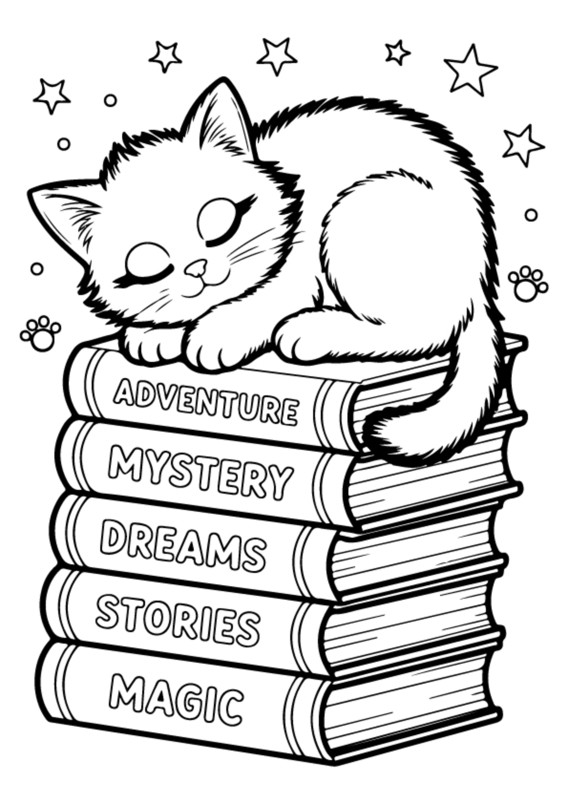 Catnap Coloring Pages