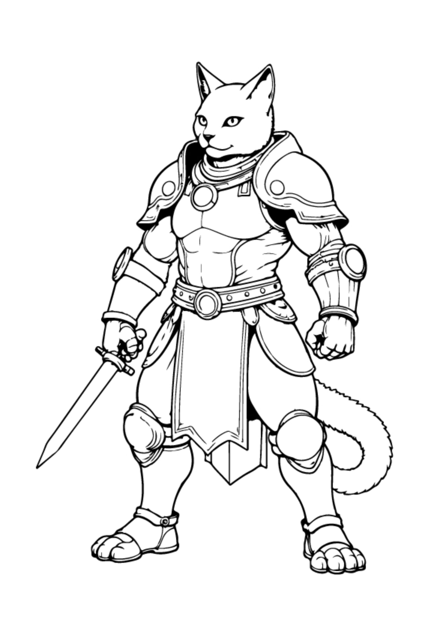 Warrior Cat Coloring Pages