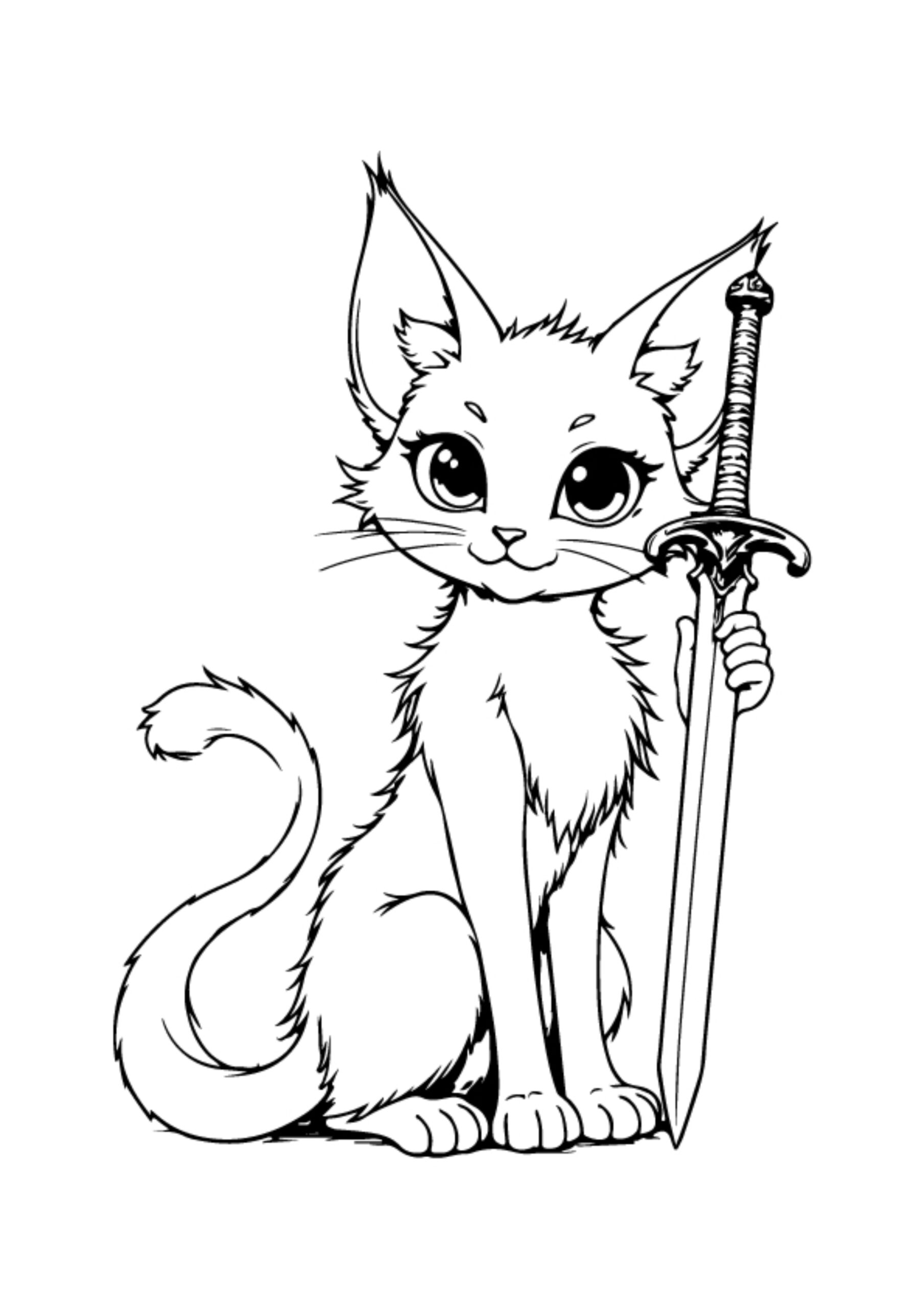 Warrior Cat Coloring Pages