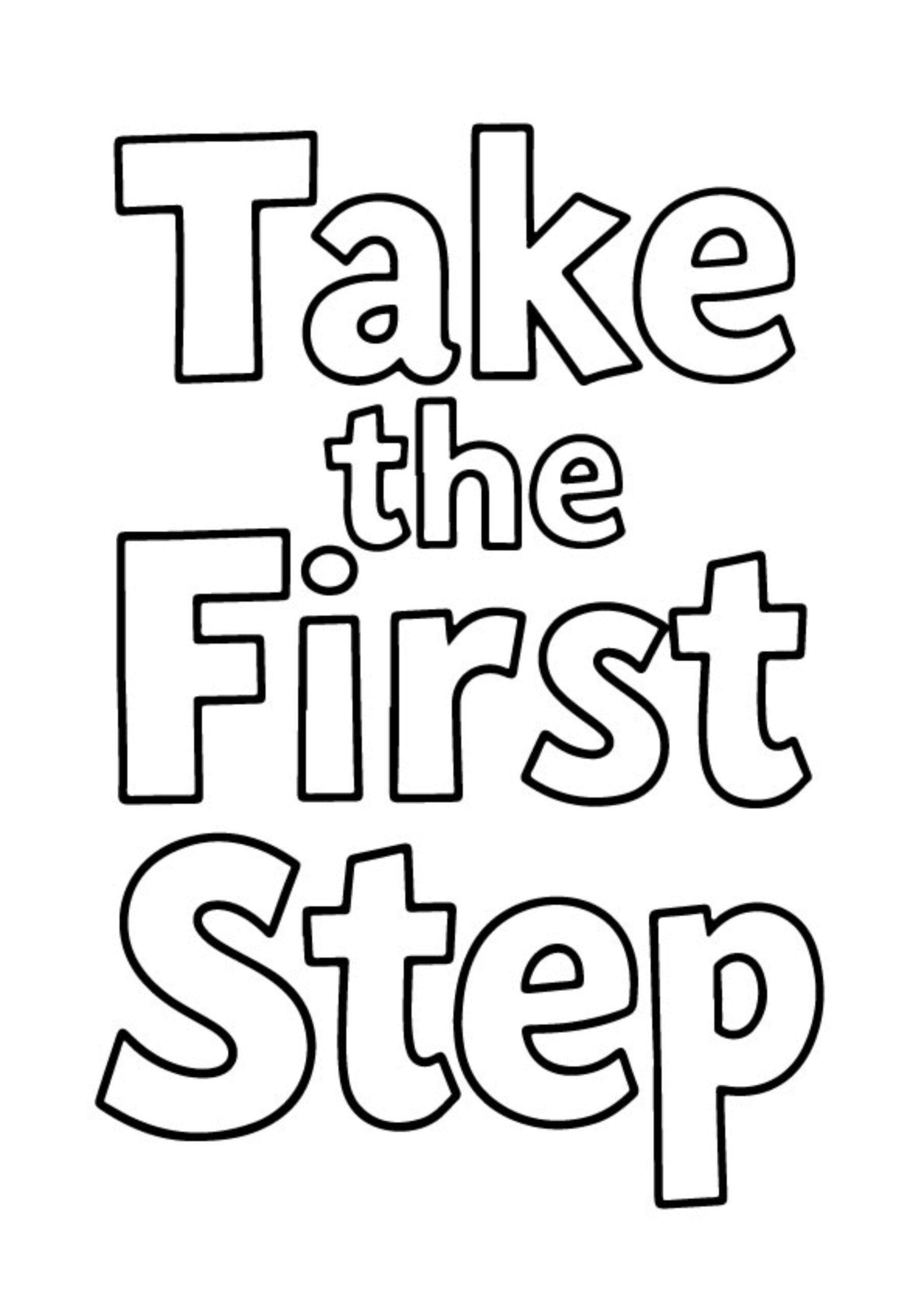Therapeutic Motivational Quote Coloring Page