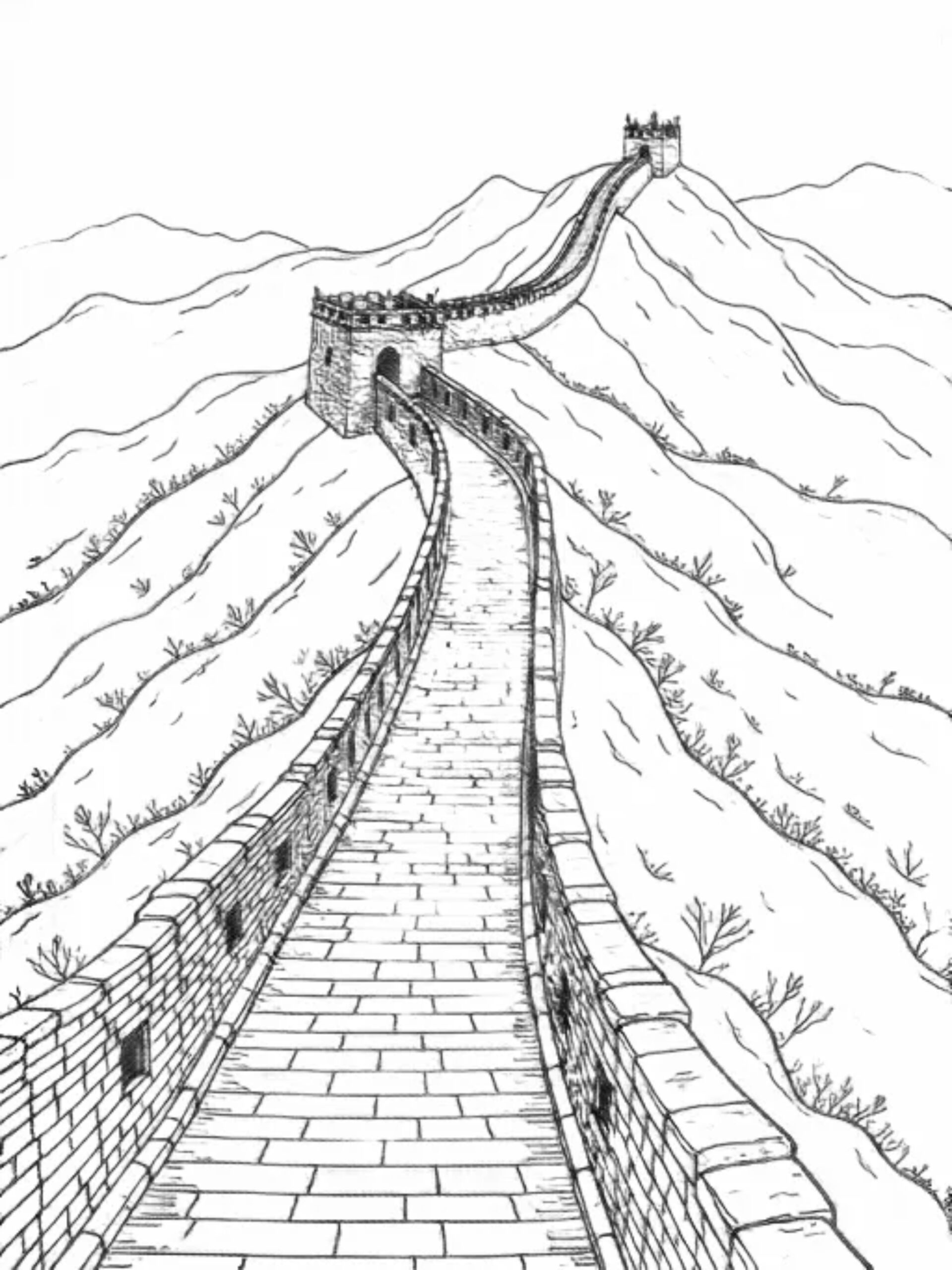 Cityscape coloring pages