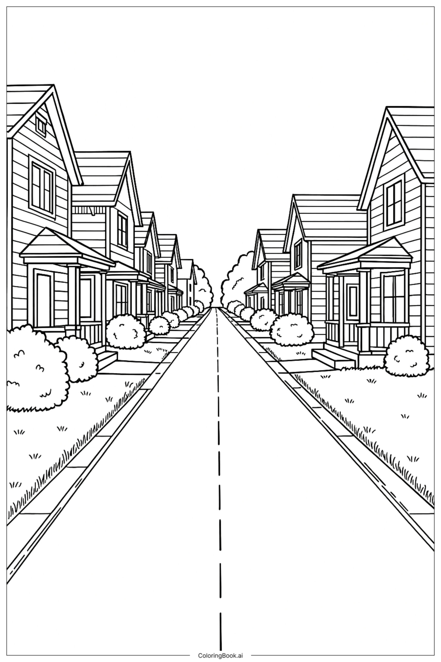 Cityscape coloring pages