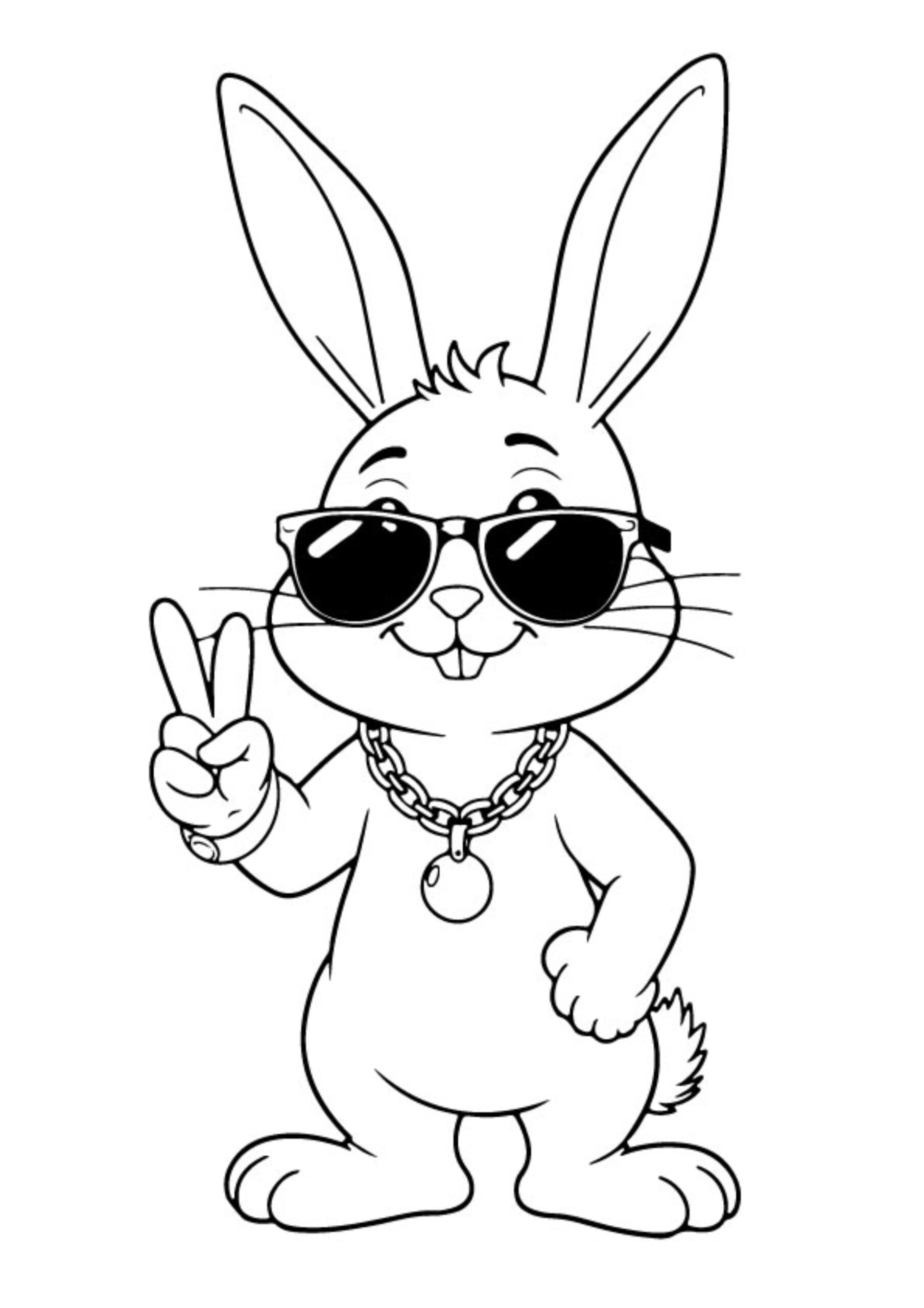 Easter Bunny Coloring Pages