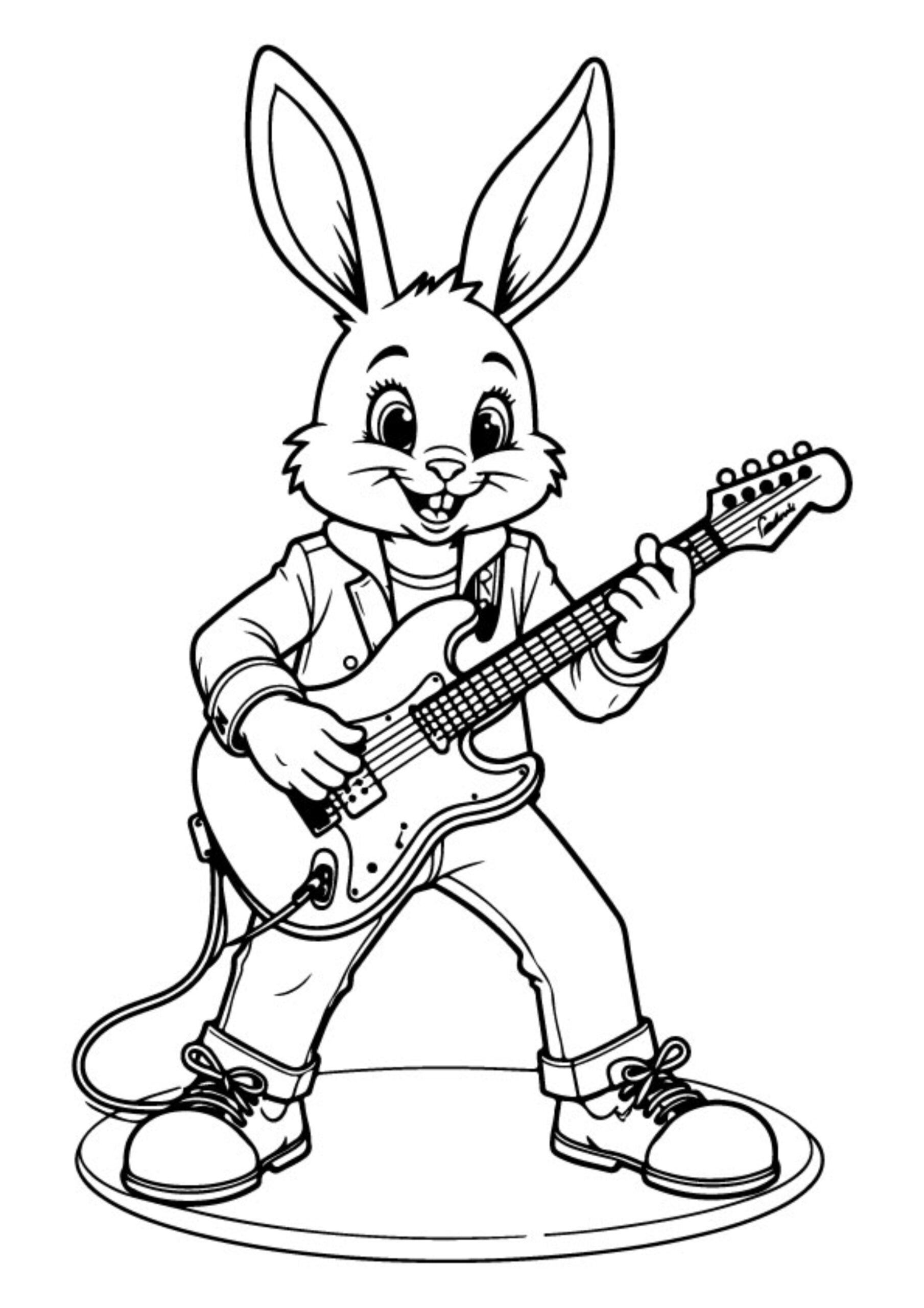 Easter Bunny Coloring Pages