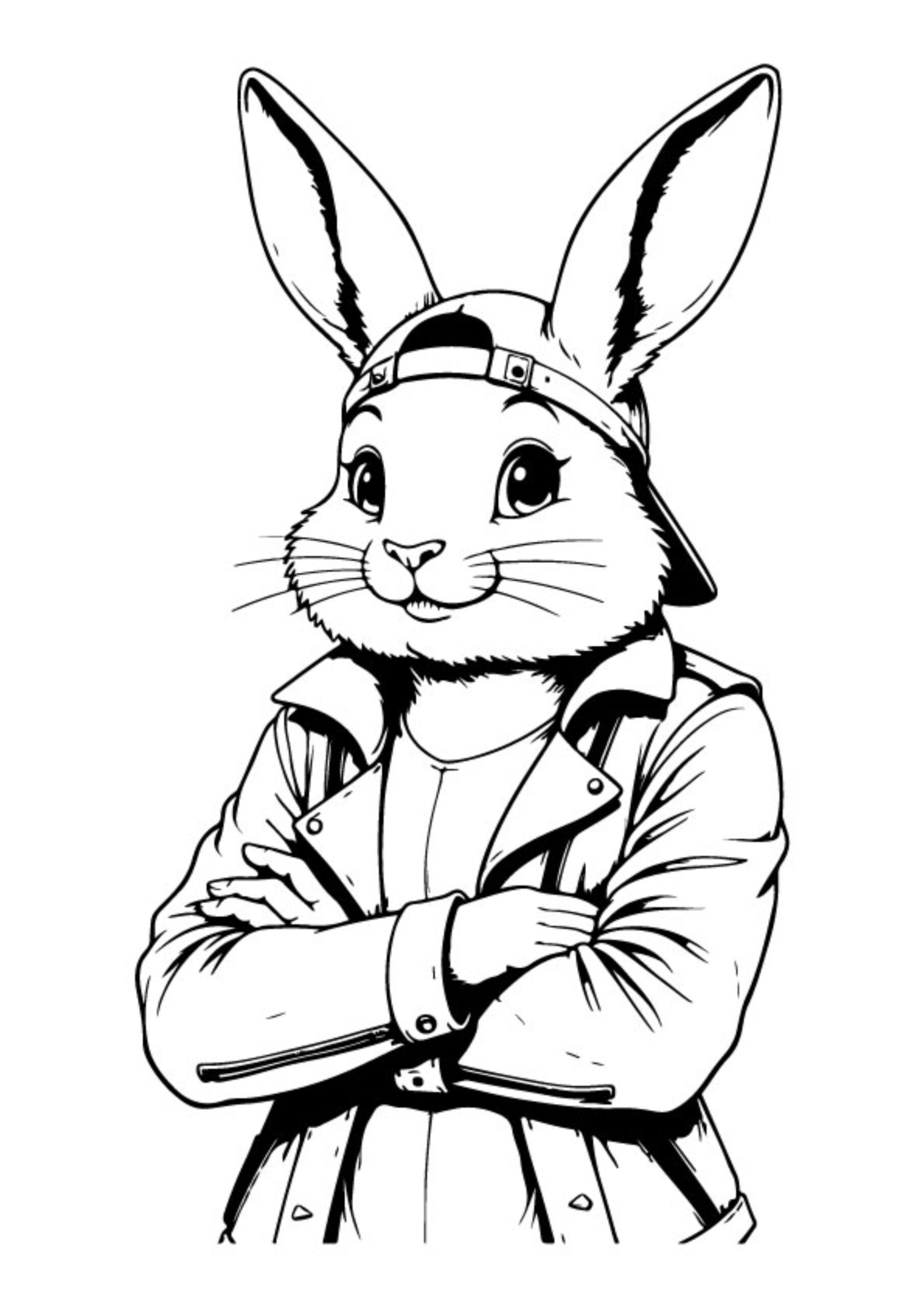 Easter Bunny Coloring Pages