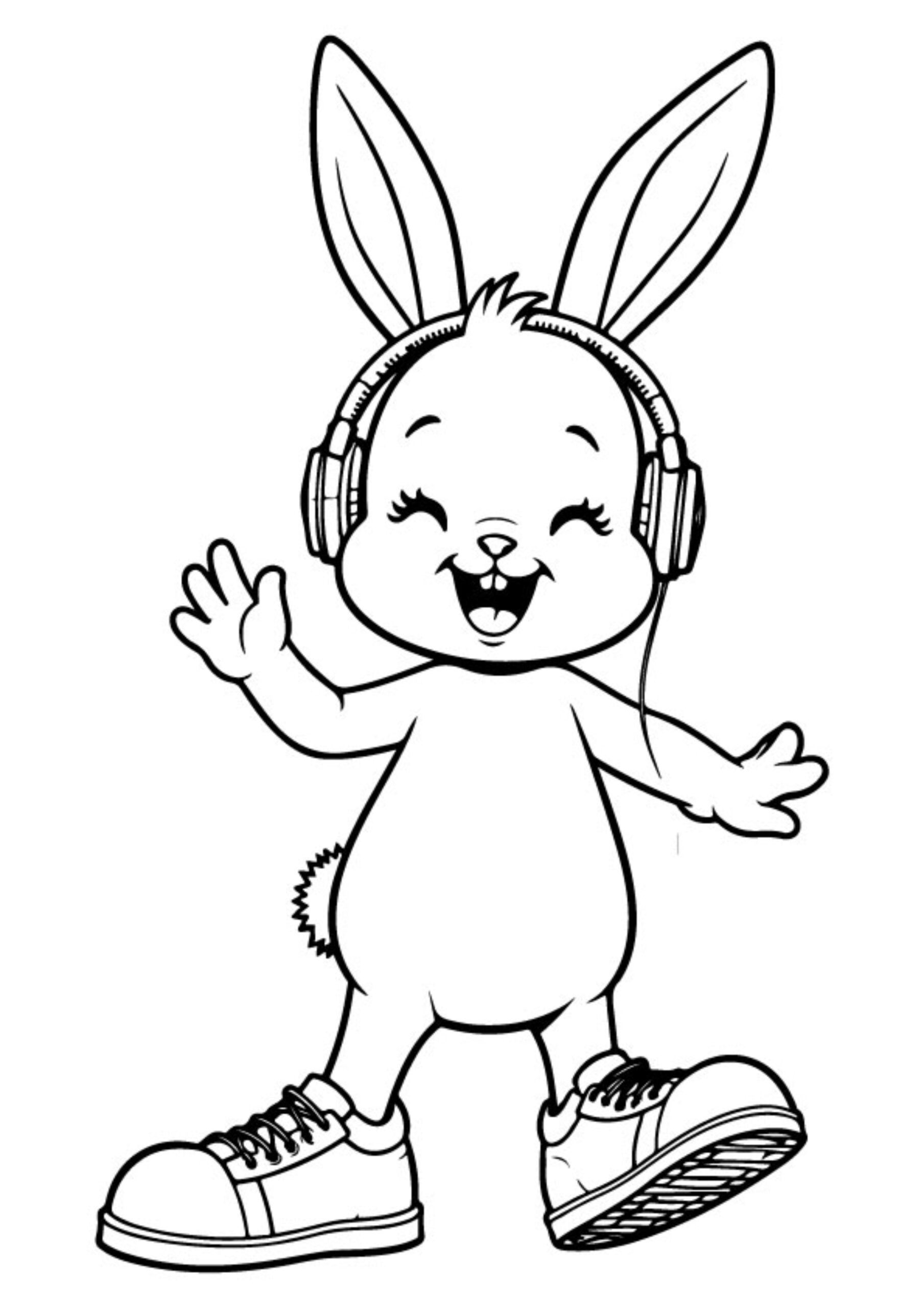Easter Bunny Coloring Pages