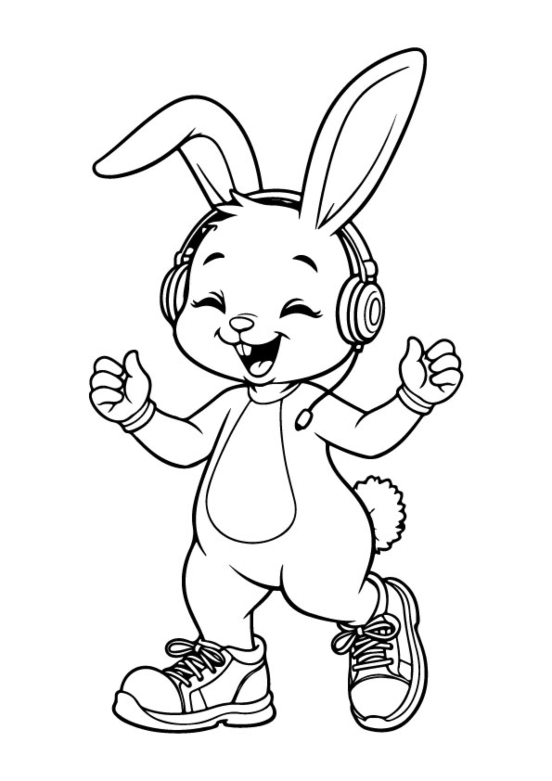 Easter Bunny Coloring Pages