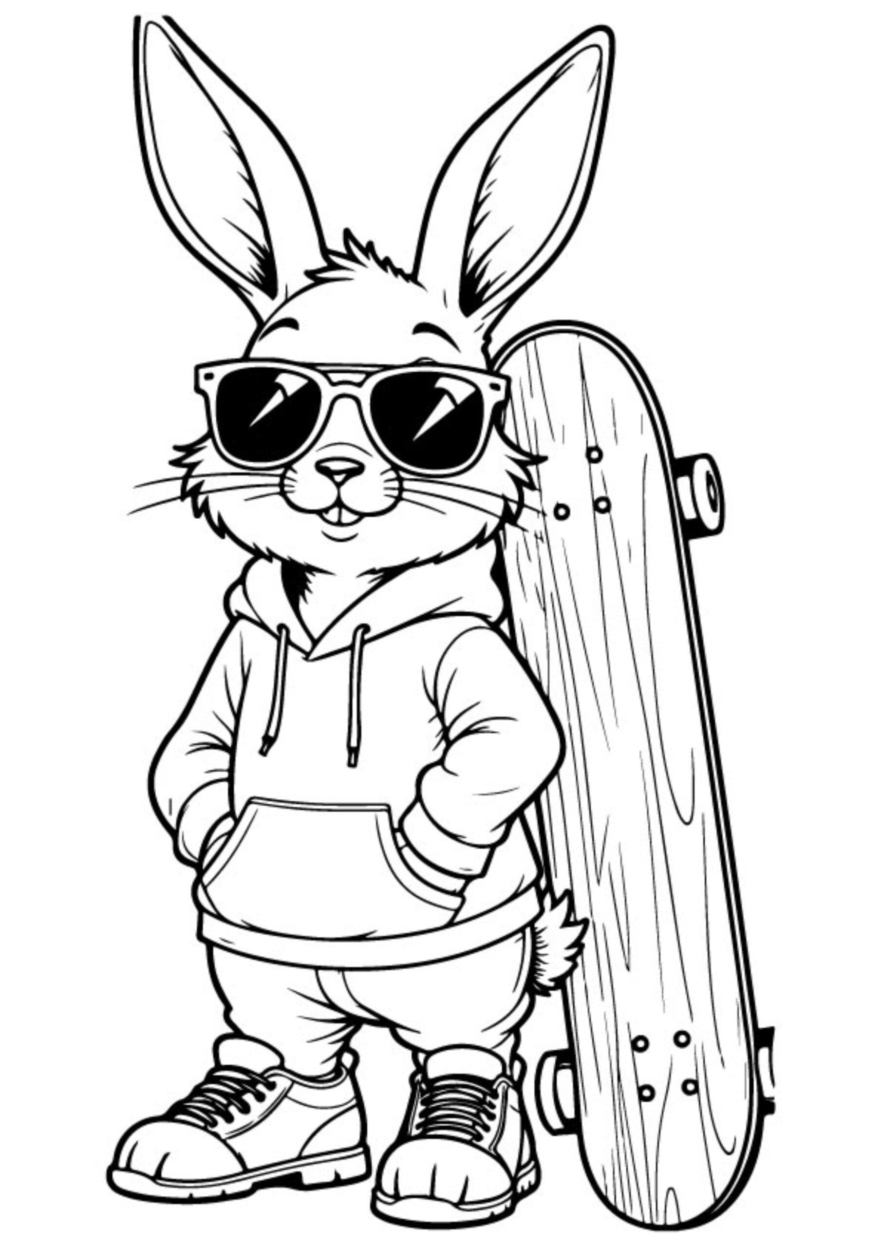 Easter Bunny Coloring Pages