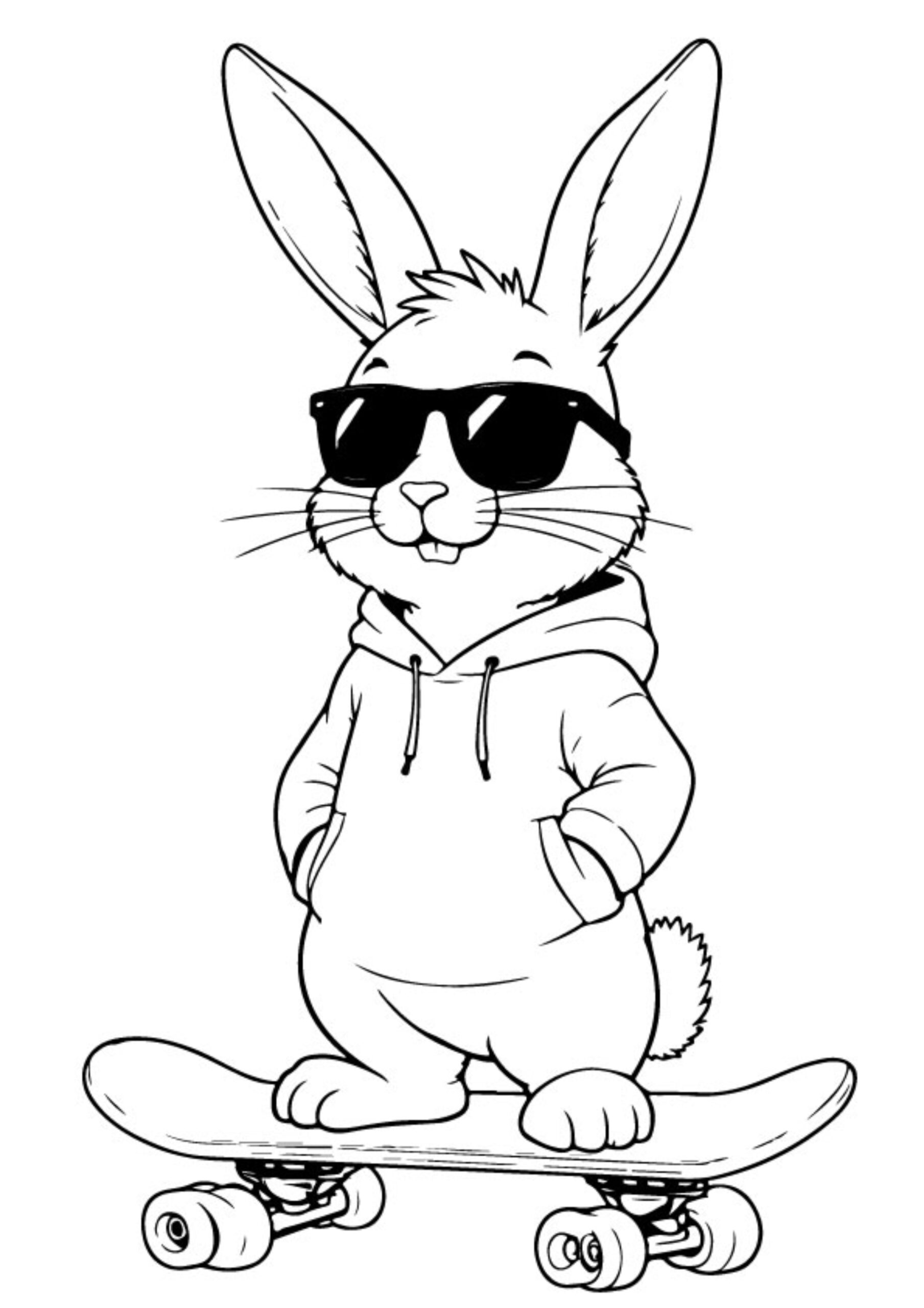 Easter Bunny Coloring Pages