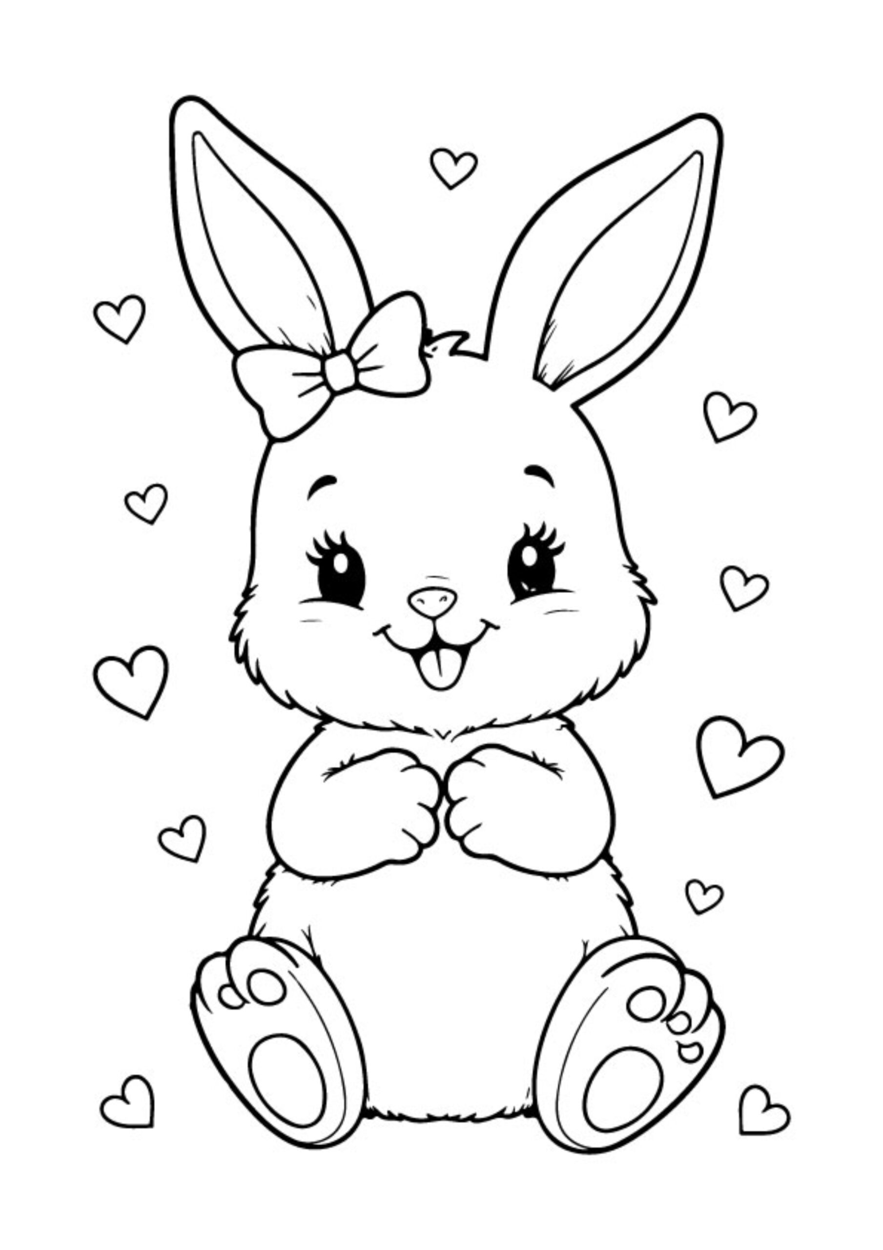 Easter Bunny Coloring Pages