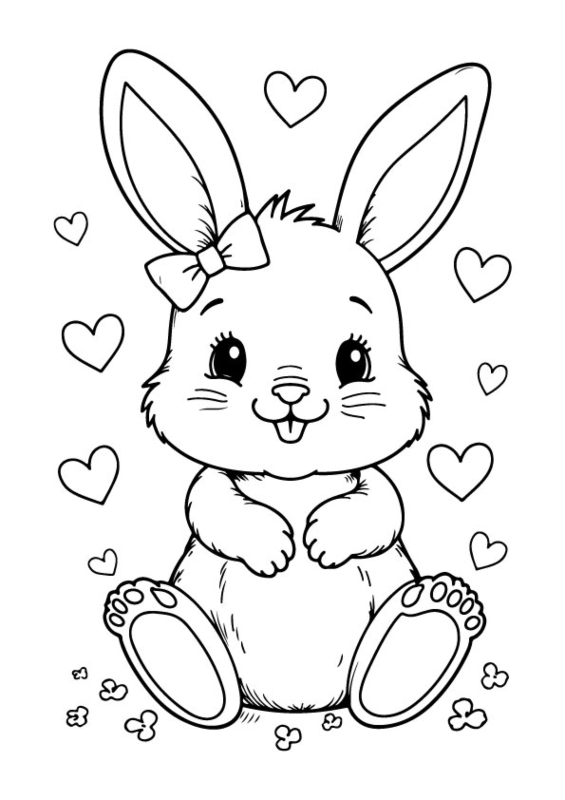 Easter Bunny Coloring Pages