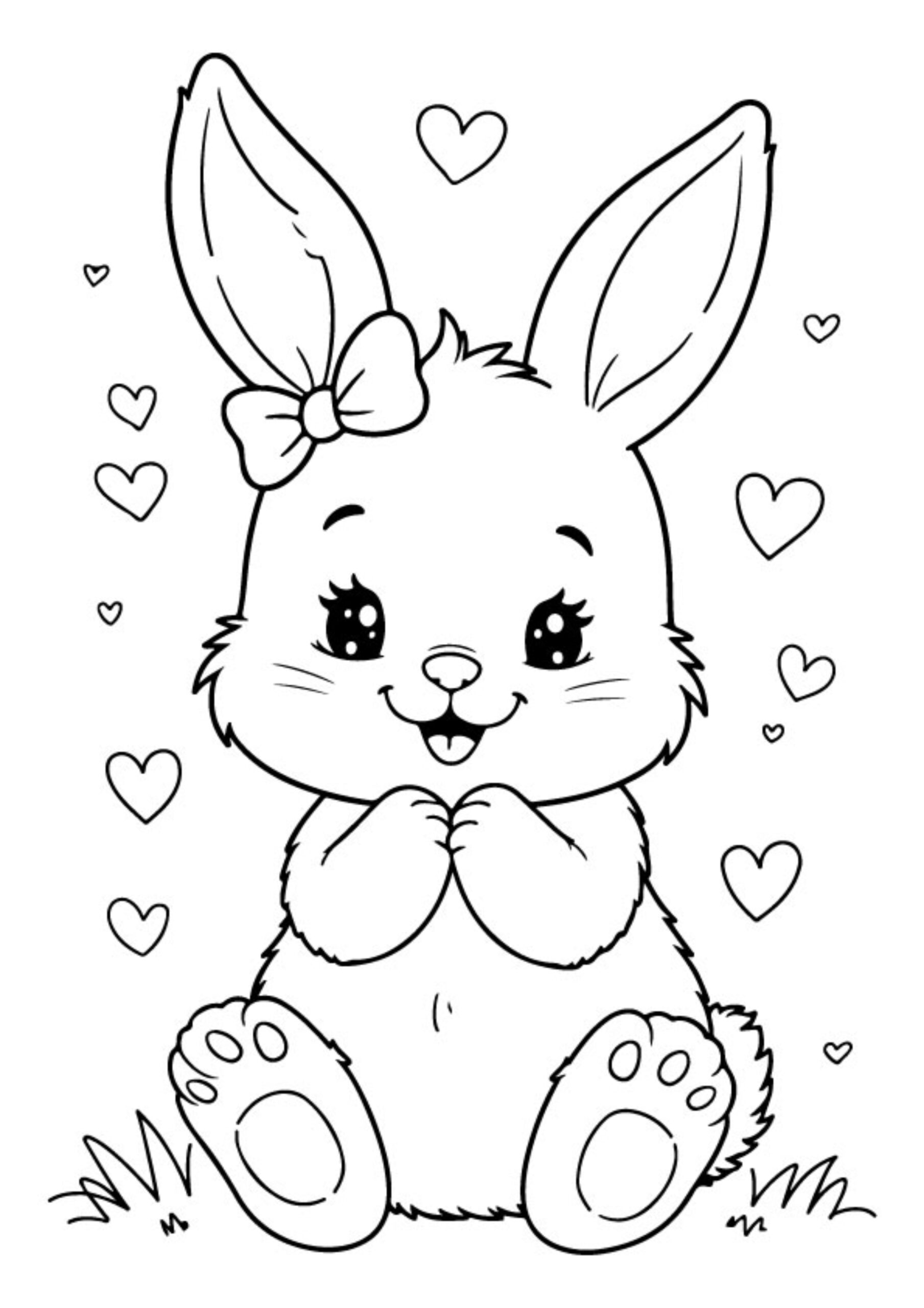 Easter Bunny Coloring Pages