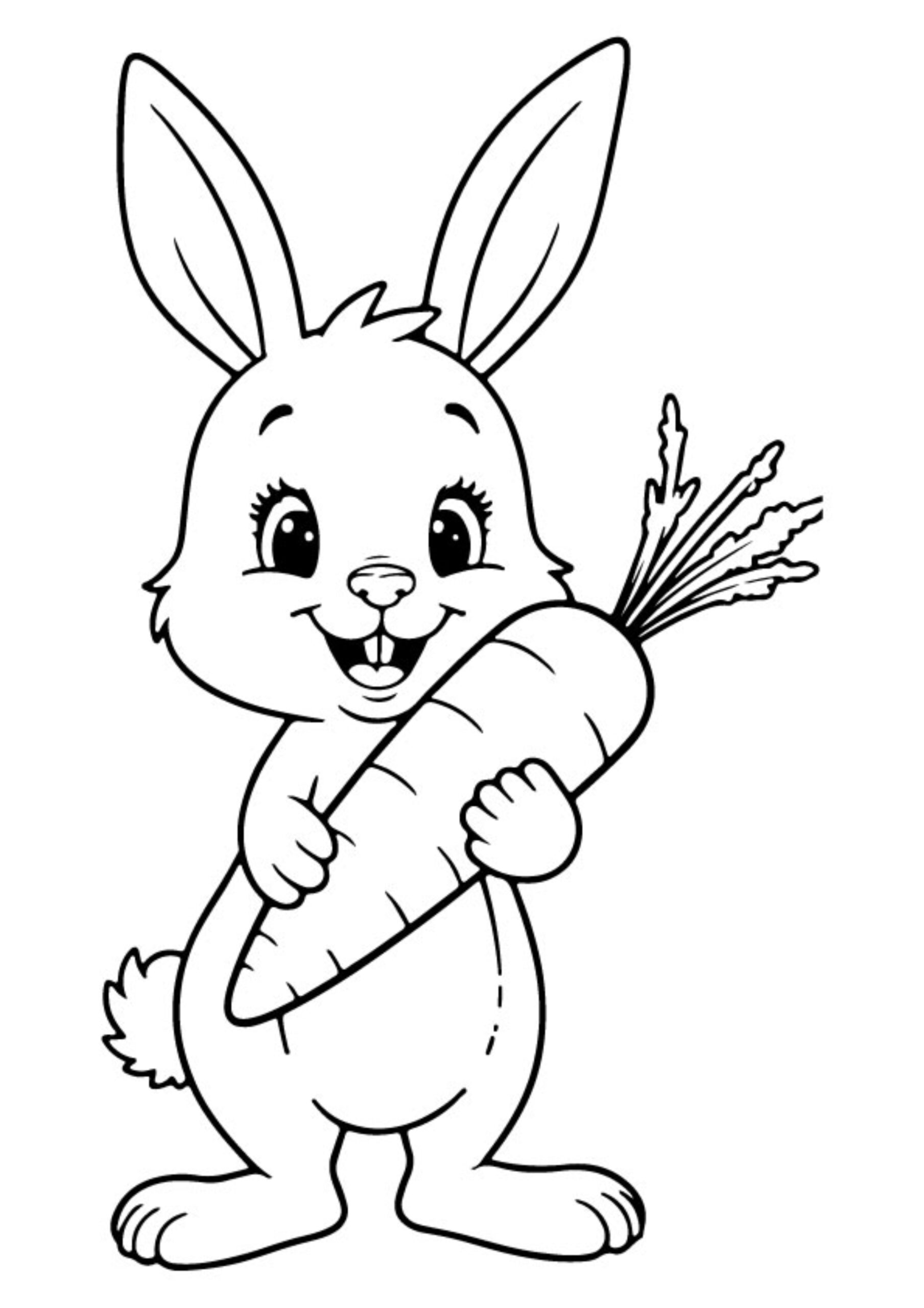 Easter Bunny Coloring Pages