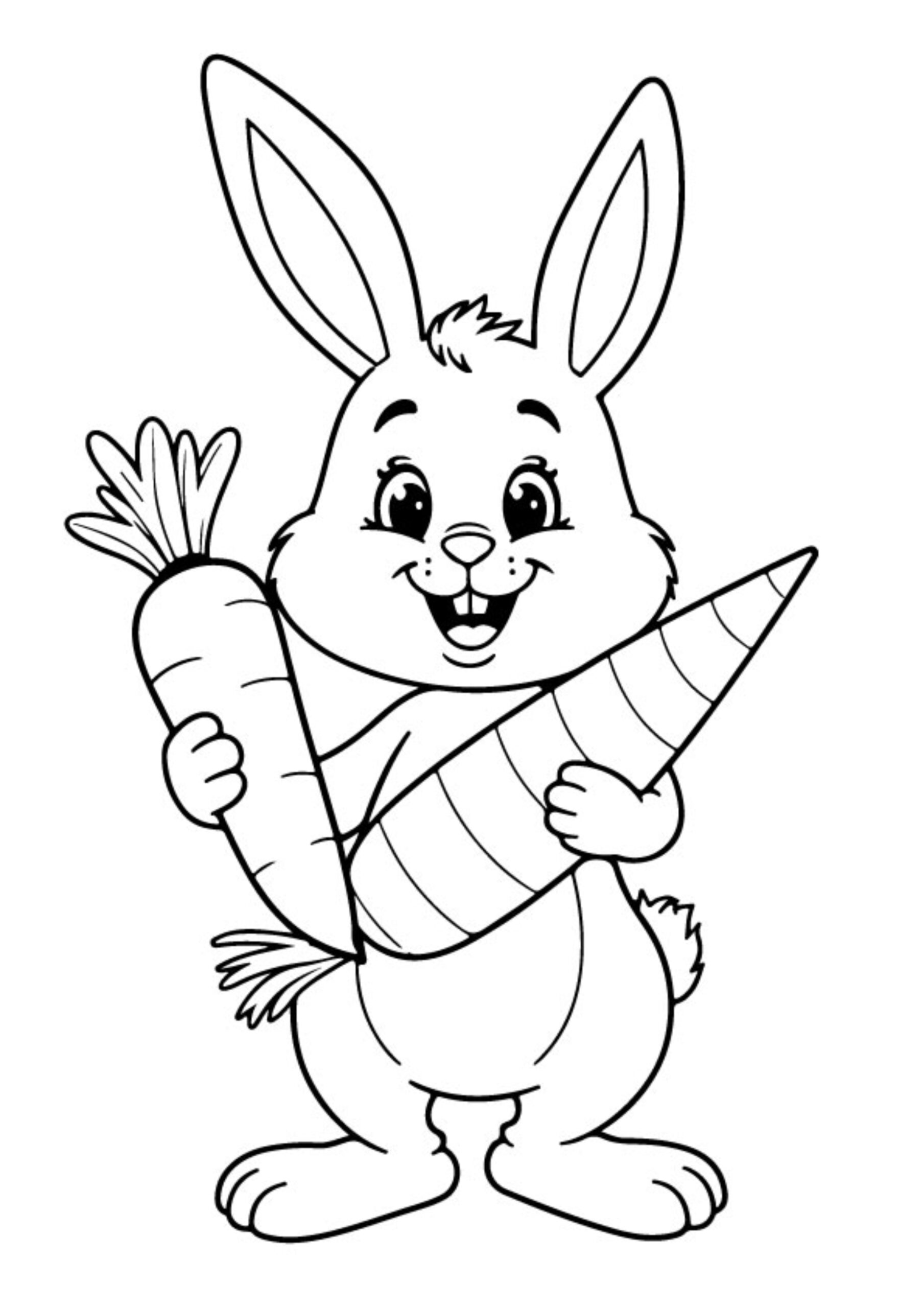 Easter Bunny Coloring Pages