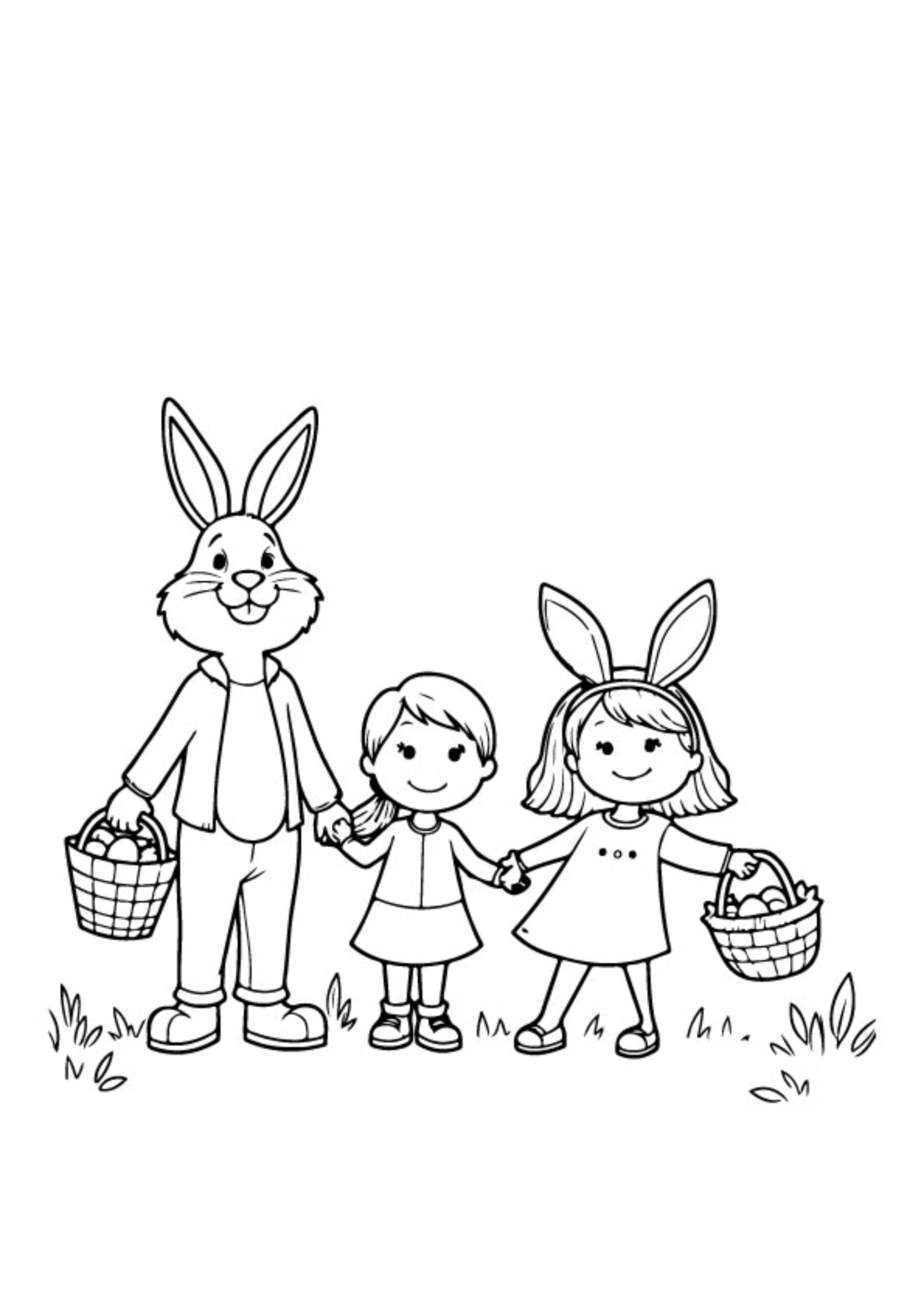 Easter Bunny Coloring Pages