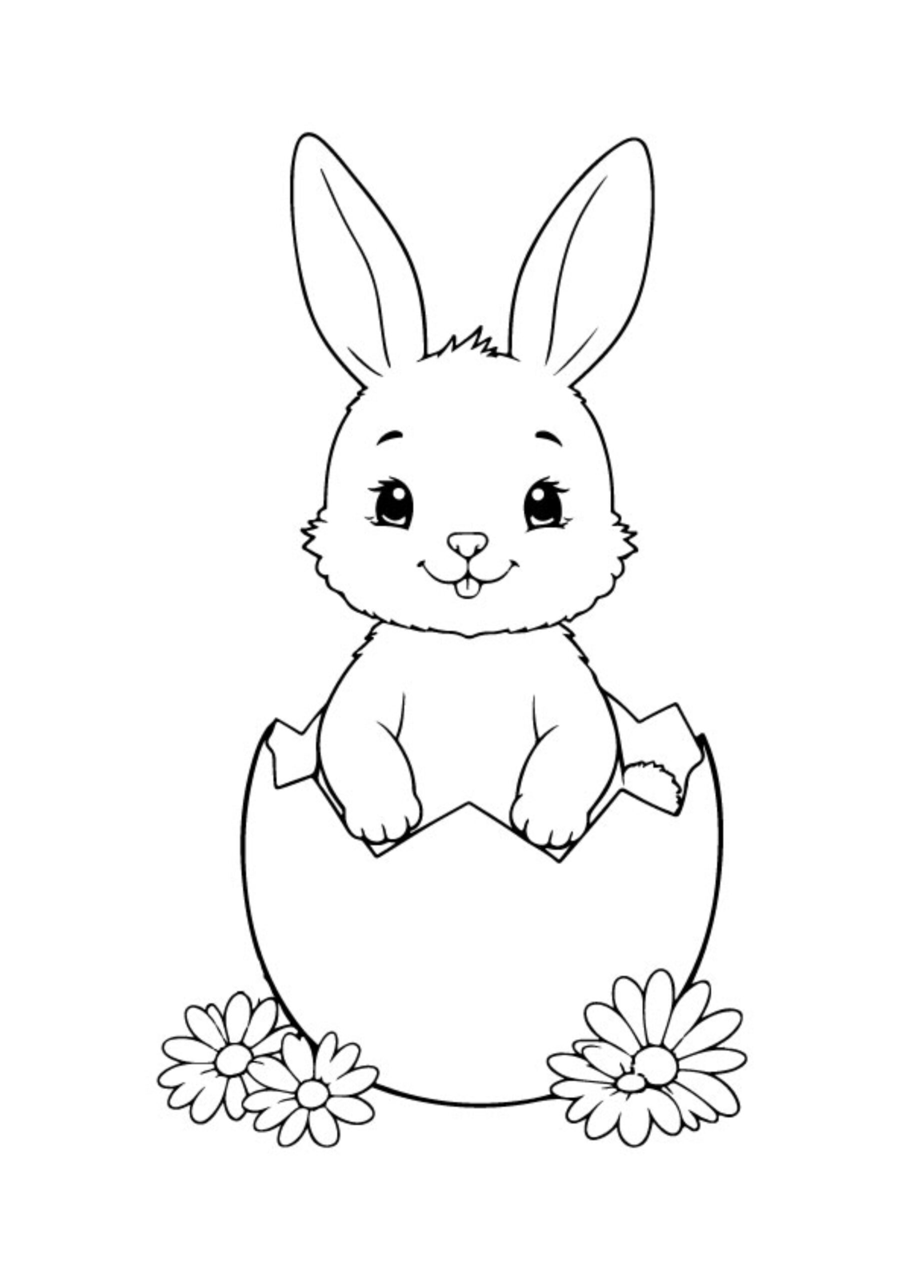Easter Bunny Coloring Pages