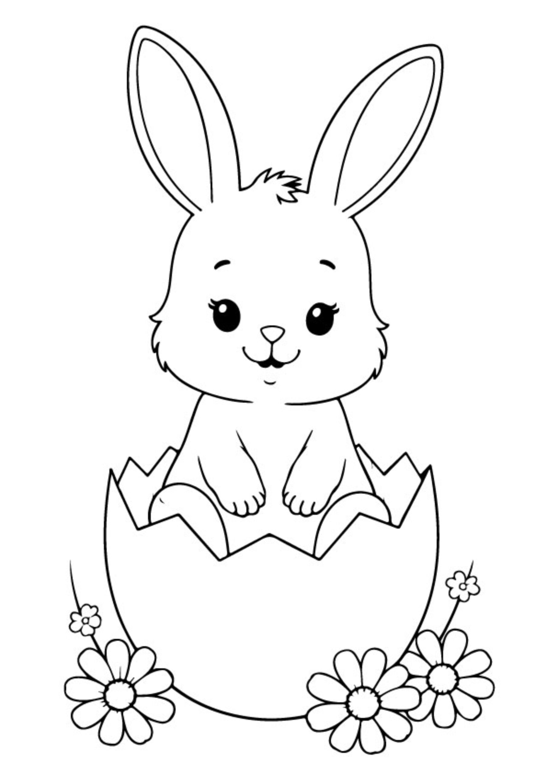 Easter Bunny Coloring Pages