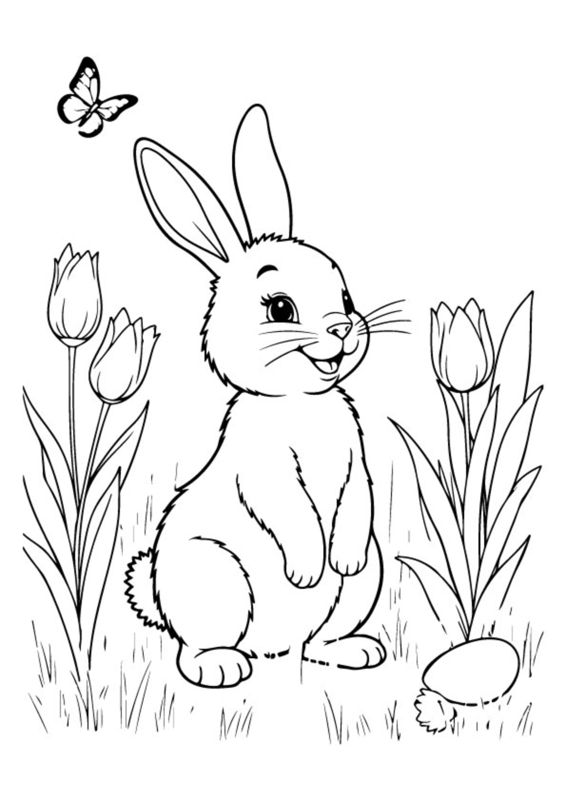 Easter Bunny Coloring Pages