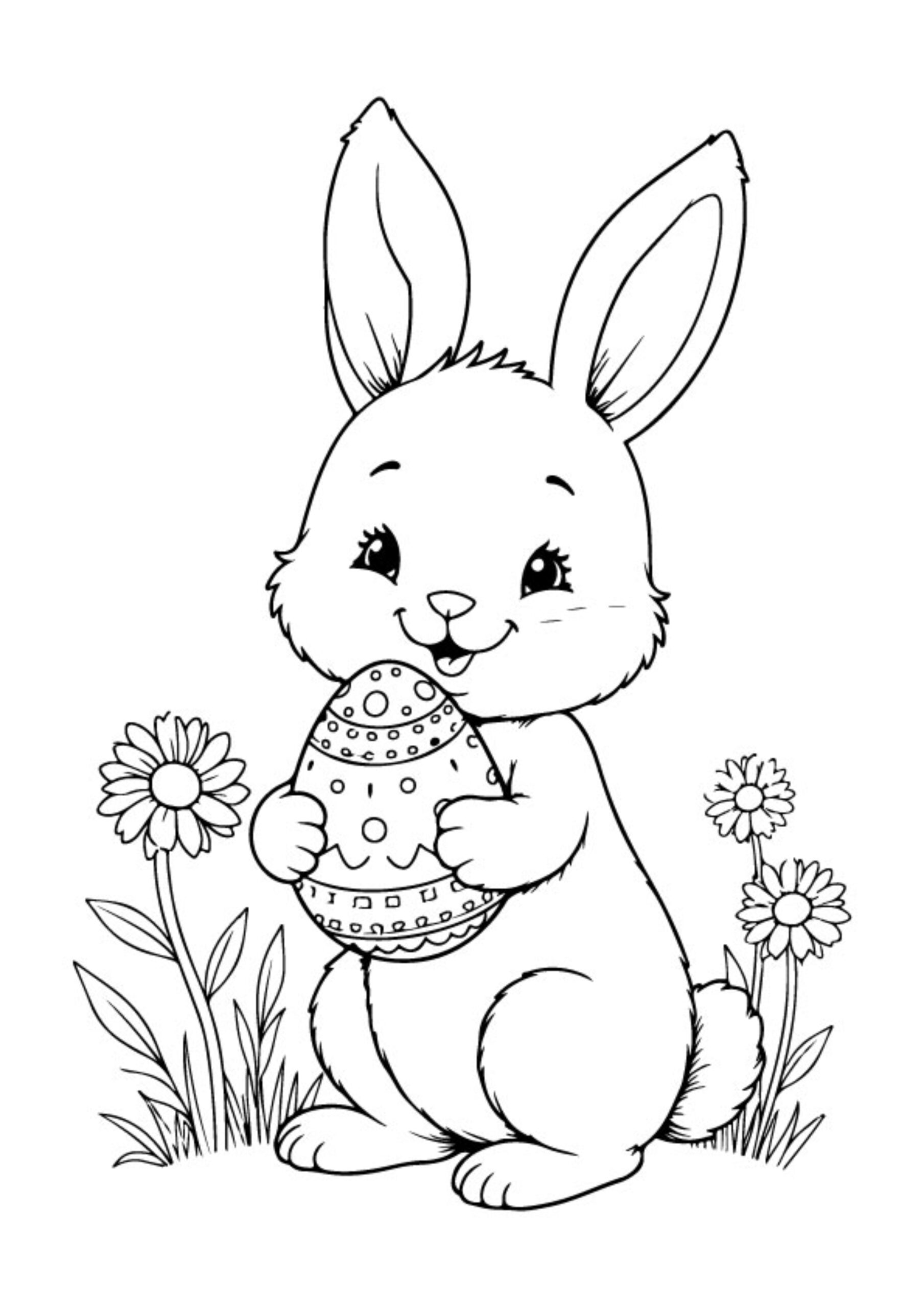 Easter Bunny Coloring Pages