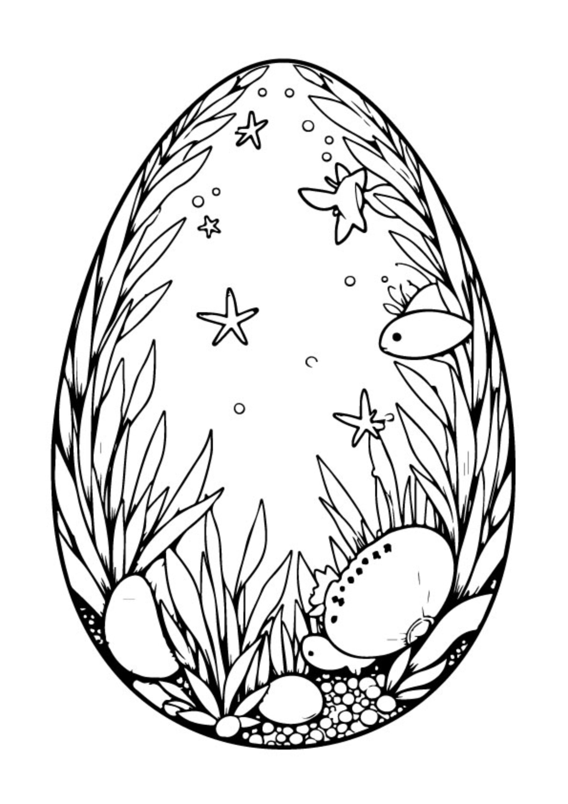 Easter Egg Coloring Pages