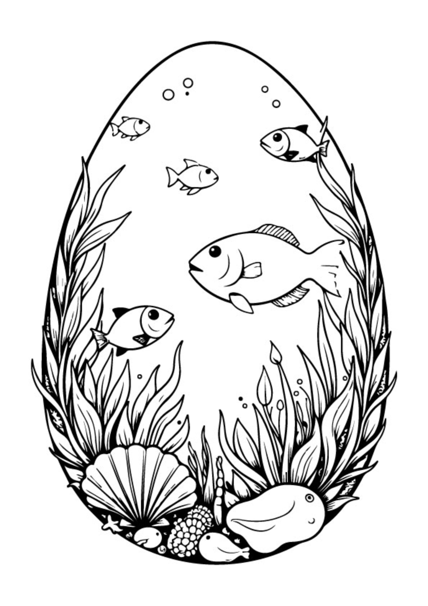 Easter Egg Coloring Pages