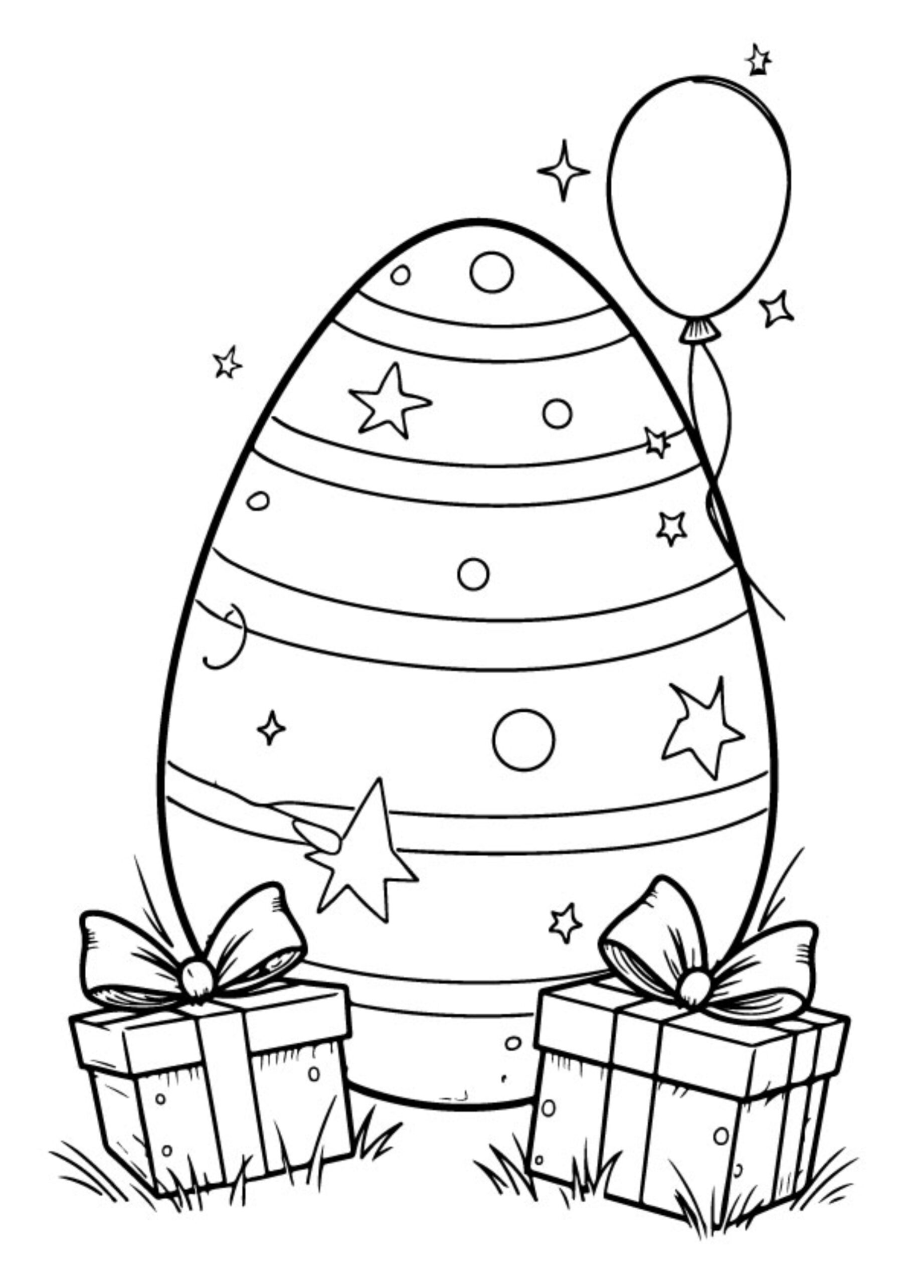 Easter Egg Coloring Pages