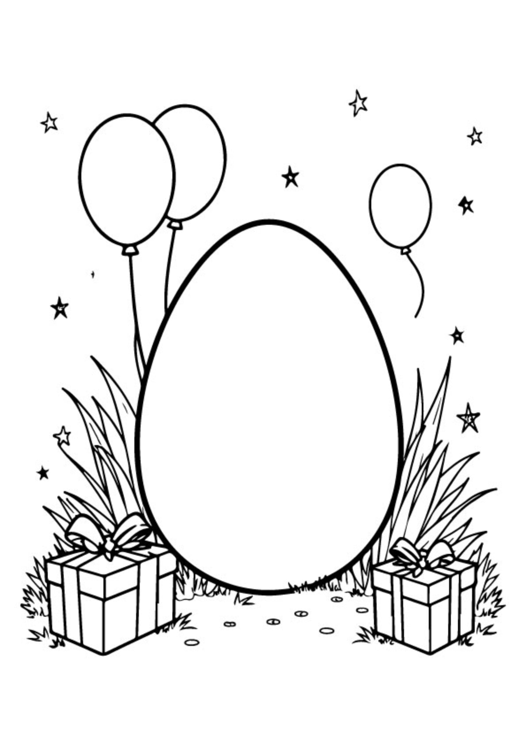 Easter Egg Coloring Pages