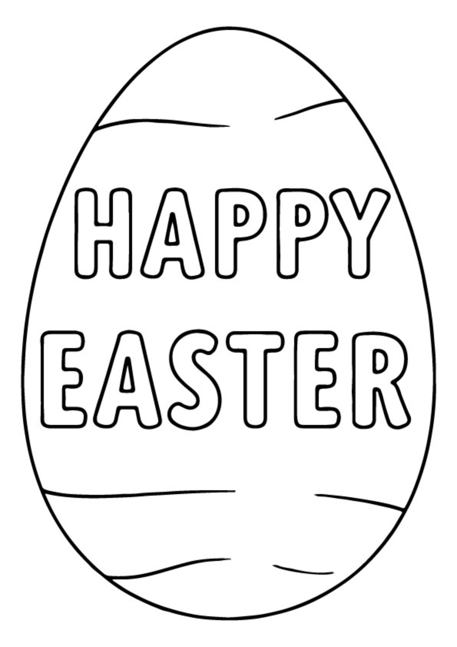 Easter Egg Coloring Pages