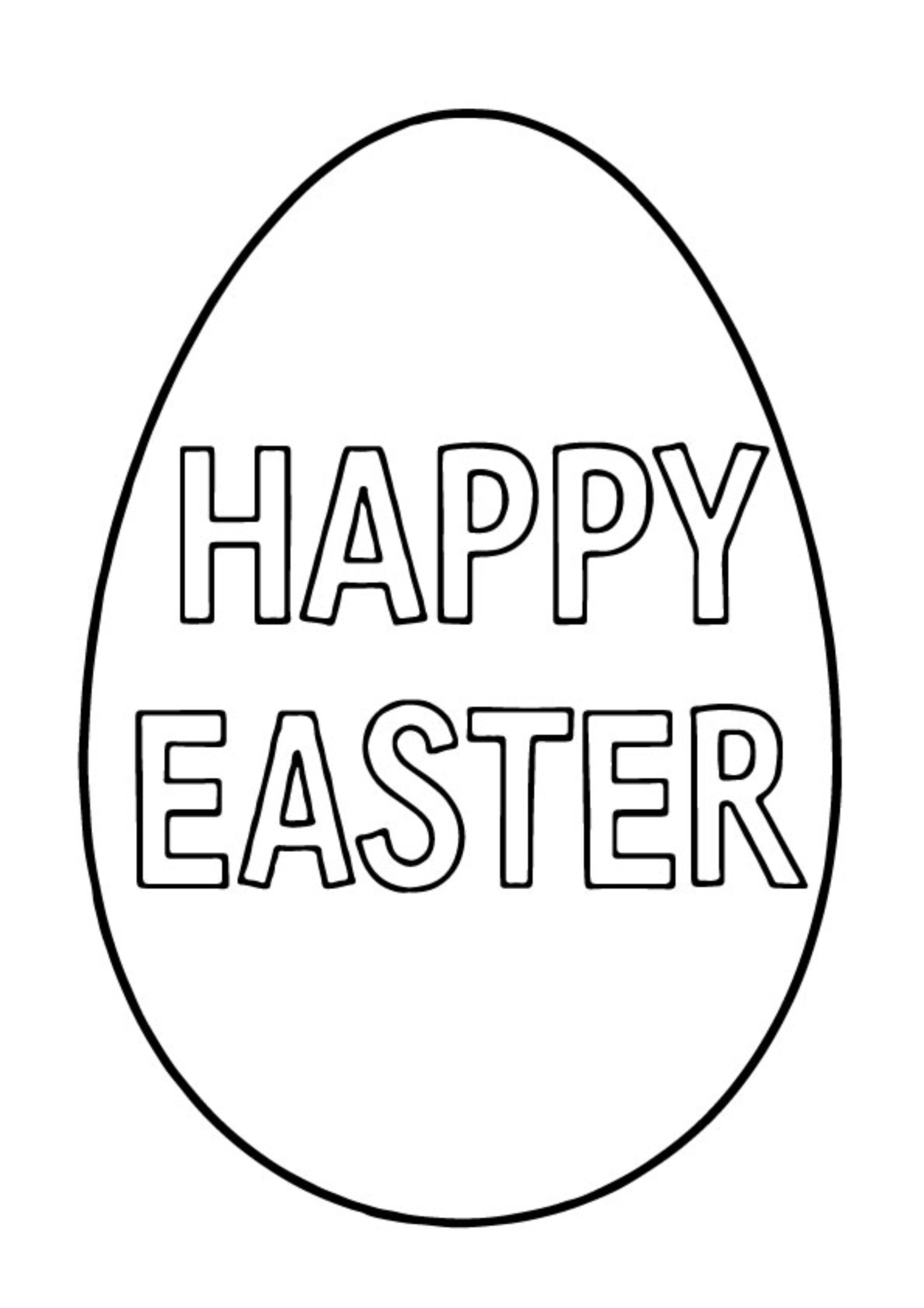 Easter Egg Coloring Pages