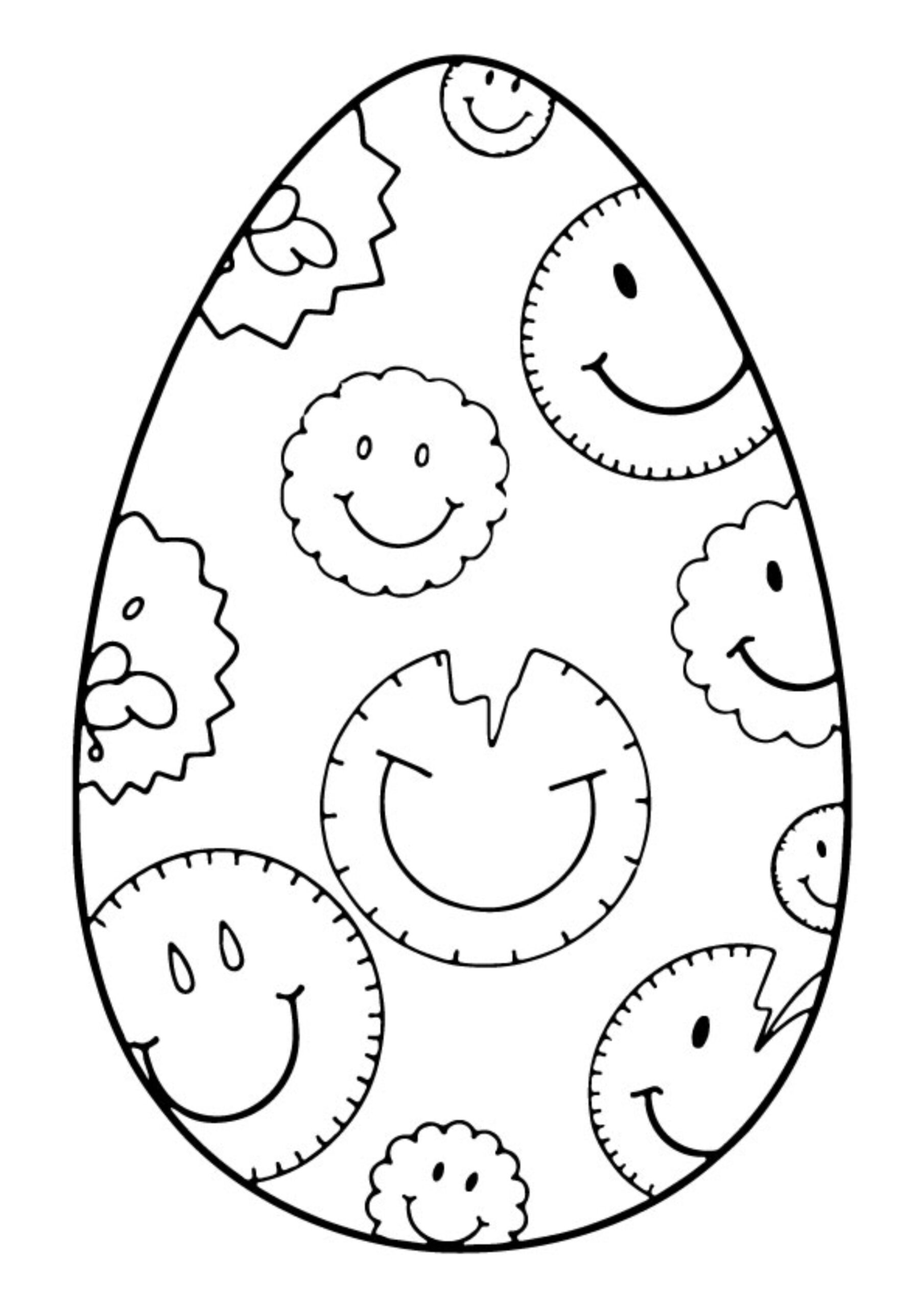 Easter Egg Coloring Pages