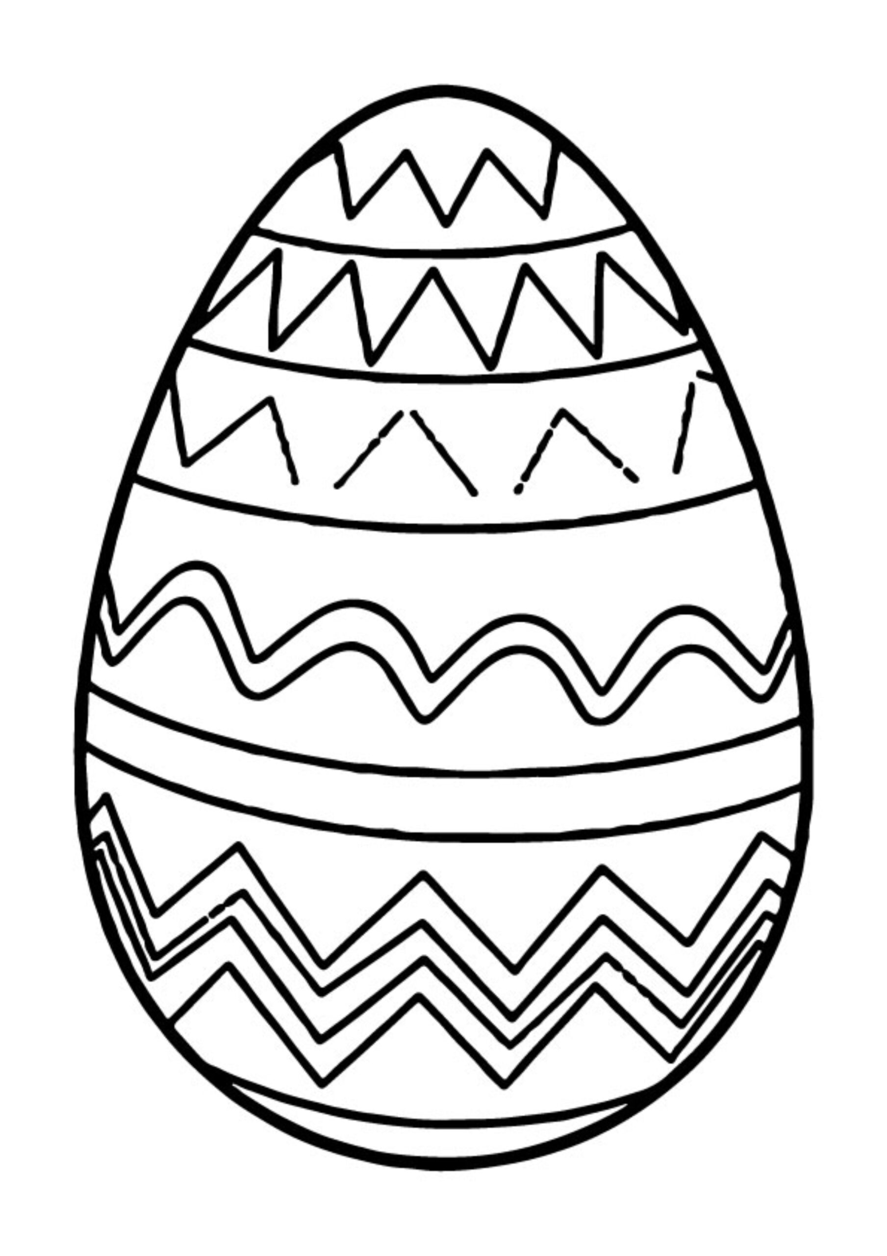 Easter Egg Coloring Pages