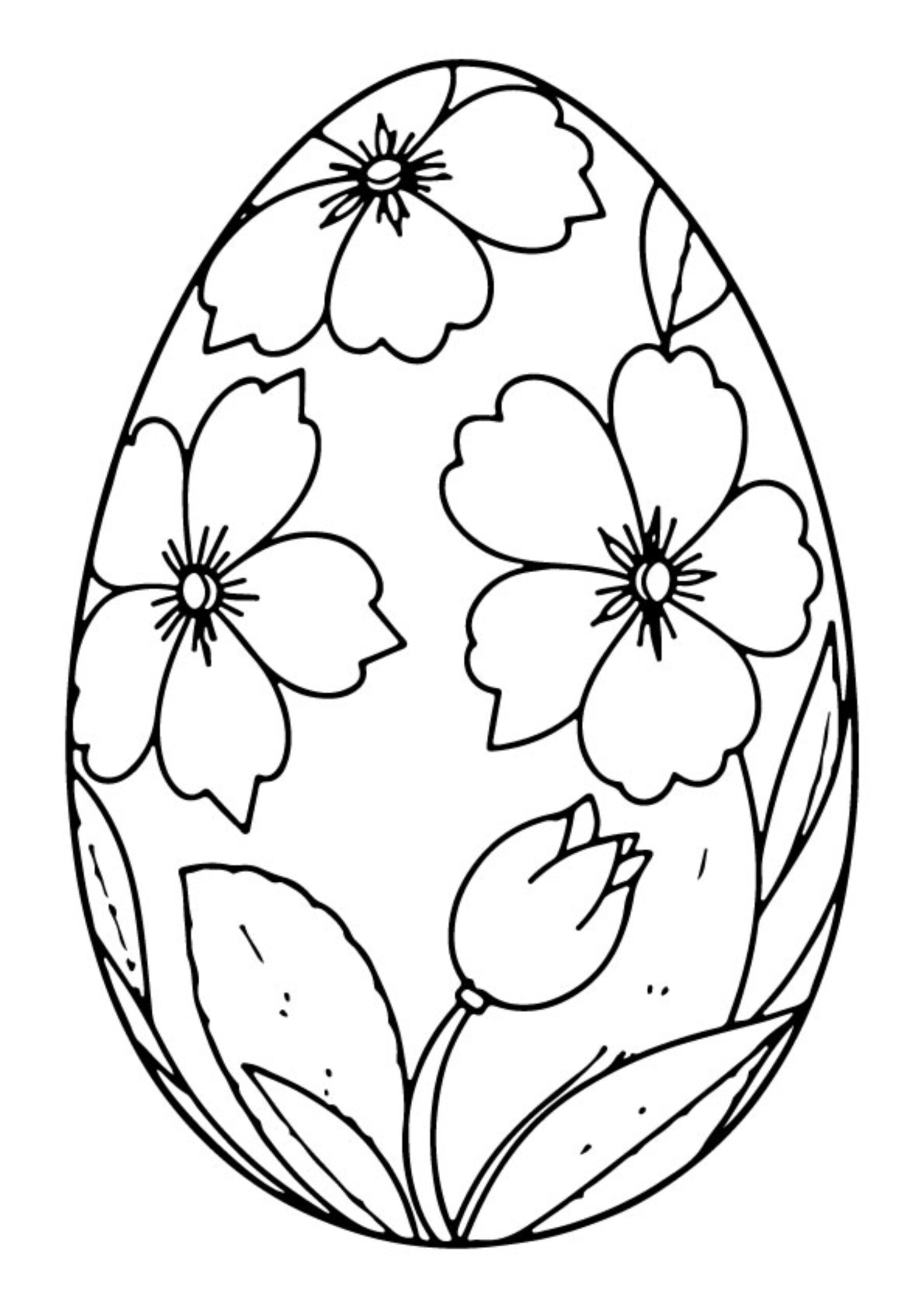 Easter Egg Coloring Pages